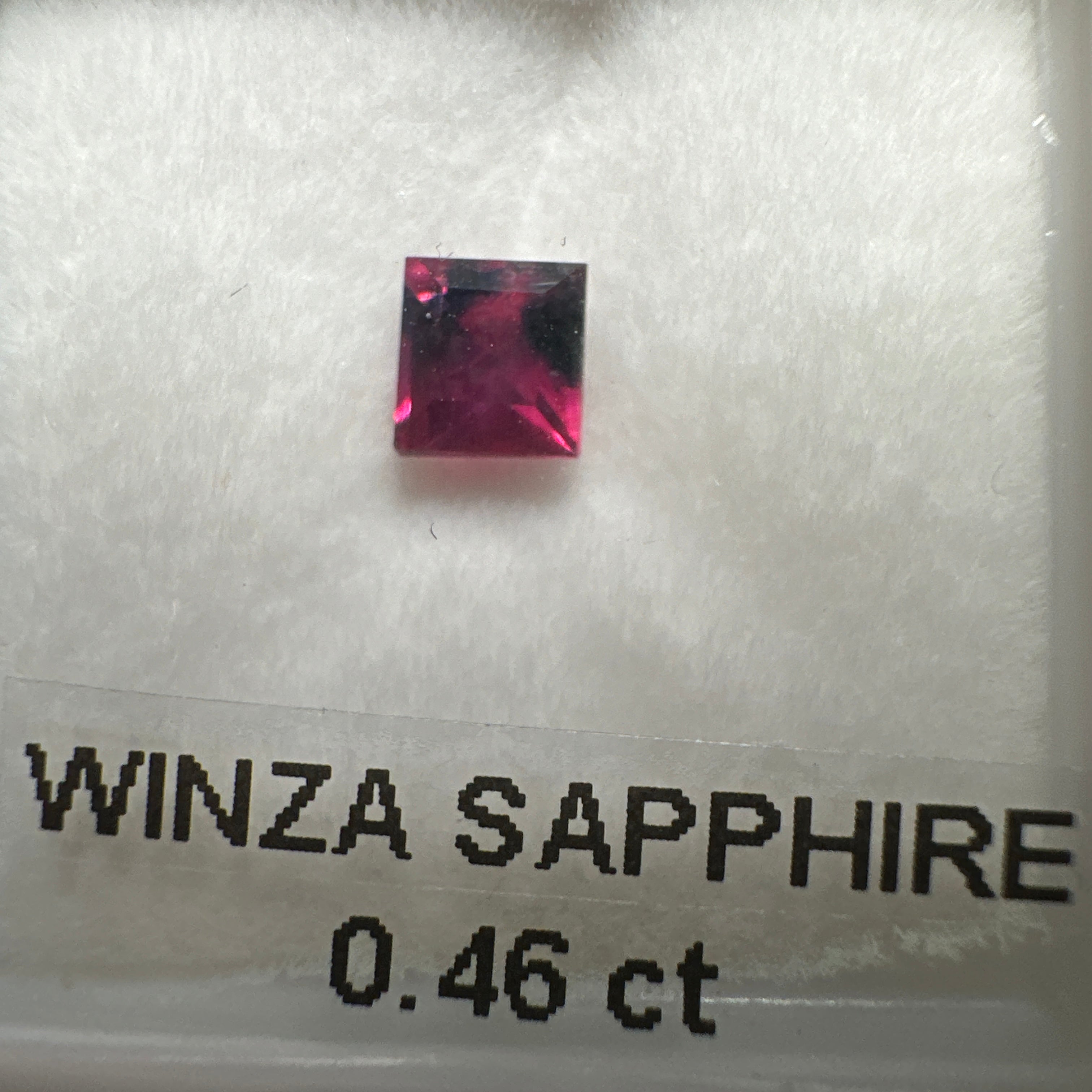 0.46ct Winza Sapphire, Tanzania, Untreated Unheated
