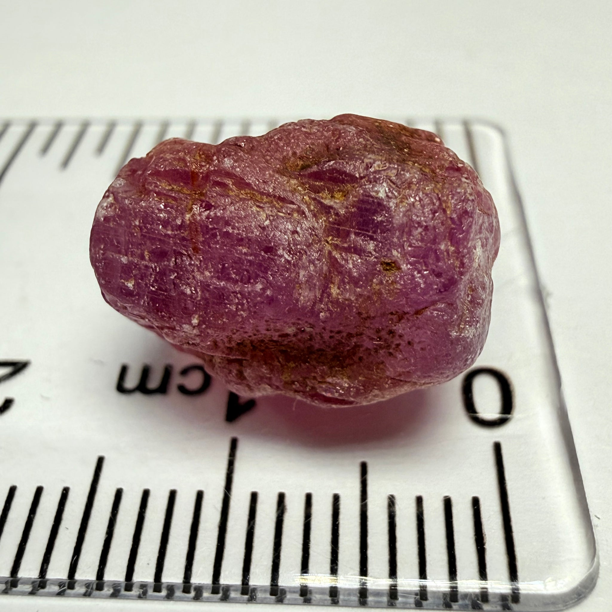 Umba Sapphire, 18.37ct, Umba Valley, Tanzania, Untreated Unheated. Cabbing grade rough, yes it has faceting portions but tiny. Seems to be changing colour or more shifting colour