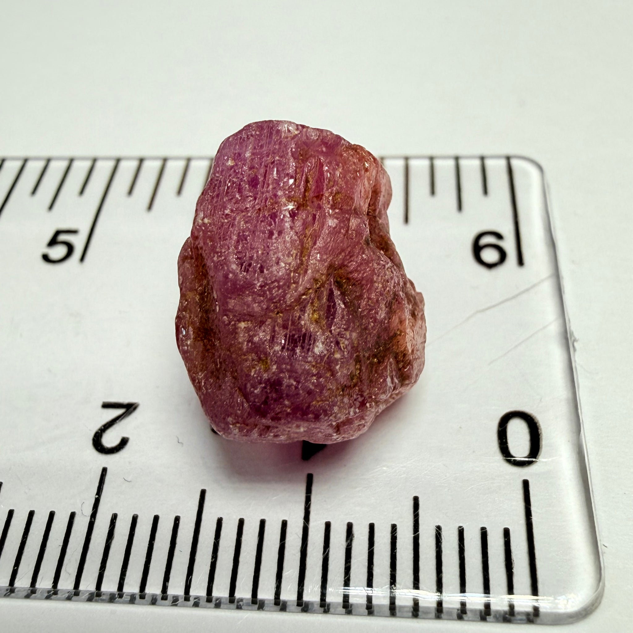 Umba Sapphire, 18.37ct, Umba Valley, Tanzania, Untreated Unheated. Cabbing grade rough, yes it has faceting portions but tiny. Seems to be changing colour or more shifting colour