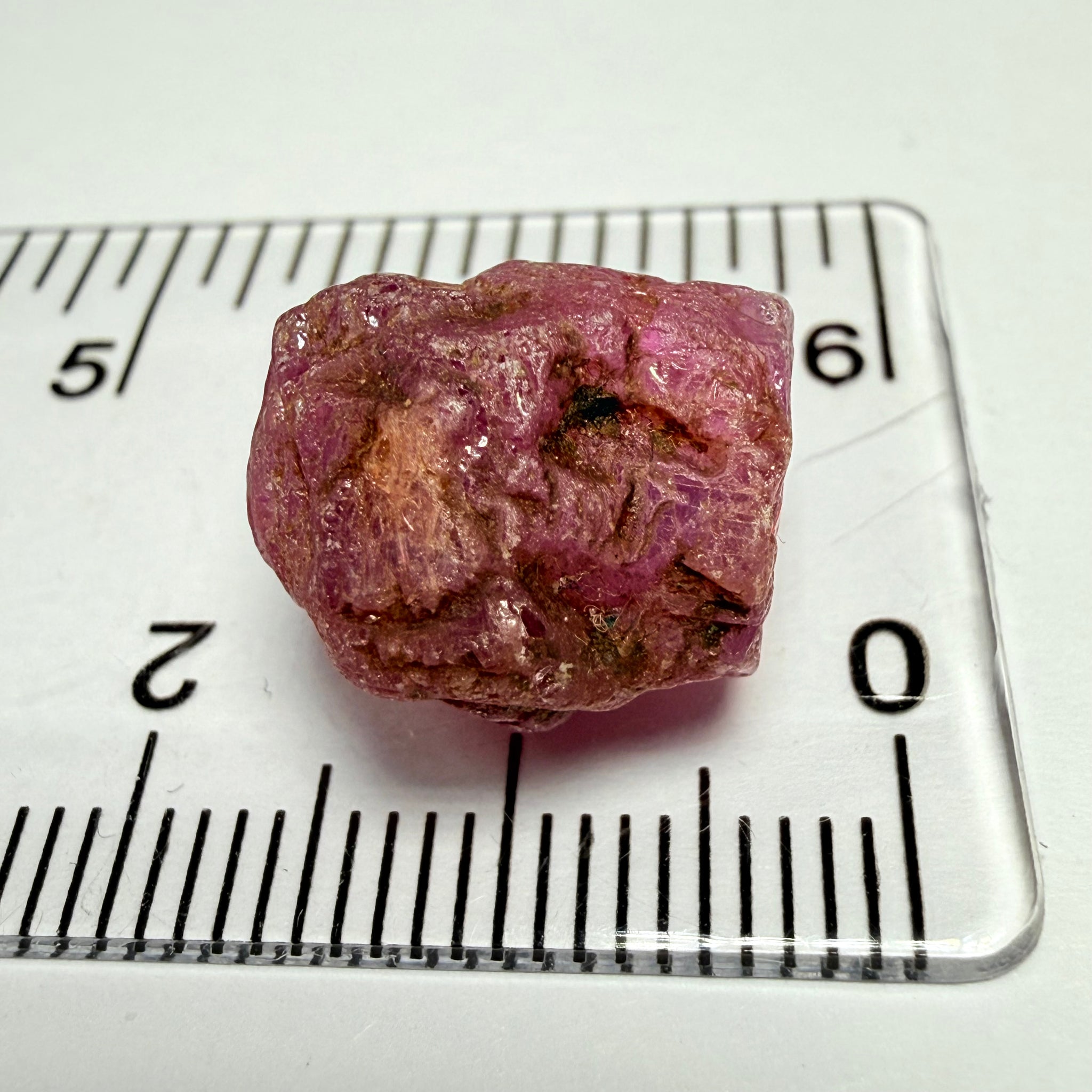 Umba Sapphire, 18.37ct, Umba Valley, Tanzania, Untreated Unheated. Cabbing grade rough, yes it has faceting portions but tiny. Seems to be changing colour or more shifting colour