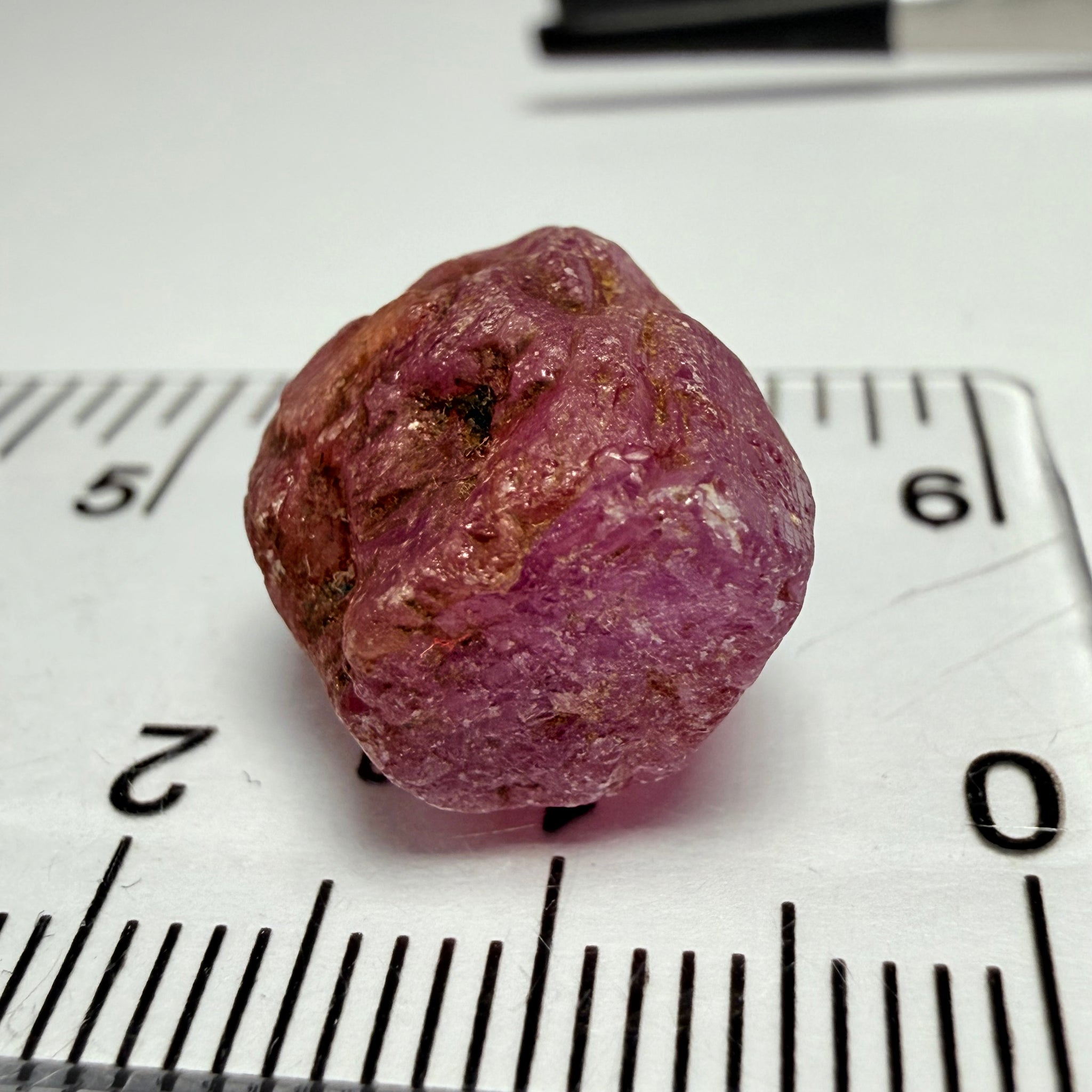 Umba Sapphire, 18.37ct, Umba Valley, Tanzania, Untreated Unheated. Cabbing grade rough, yes it has faceting portions but tiny. Seems to be changing colour or more shifting colour