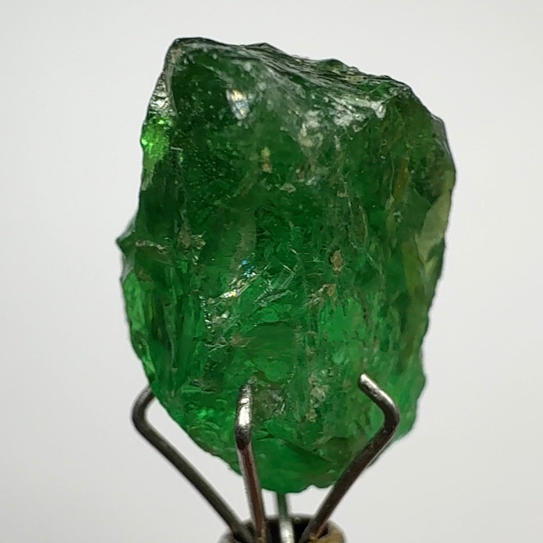 Tsavorite Garnet, 7.82ct, Tanzania, Untreated Unheated. Slightly included with slight veils