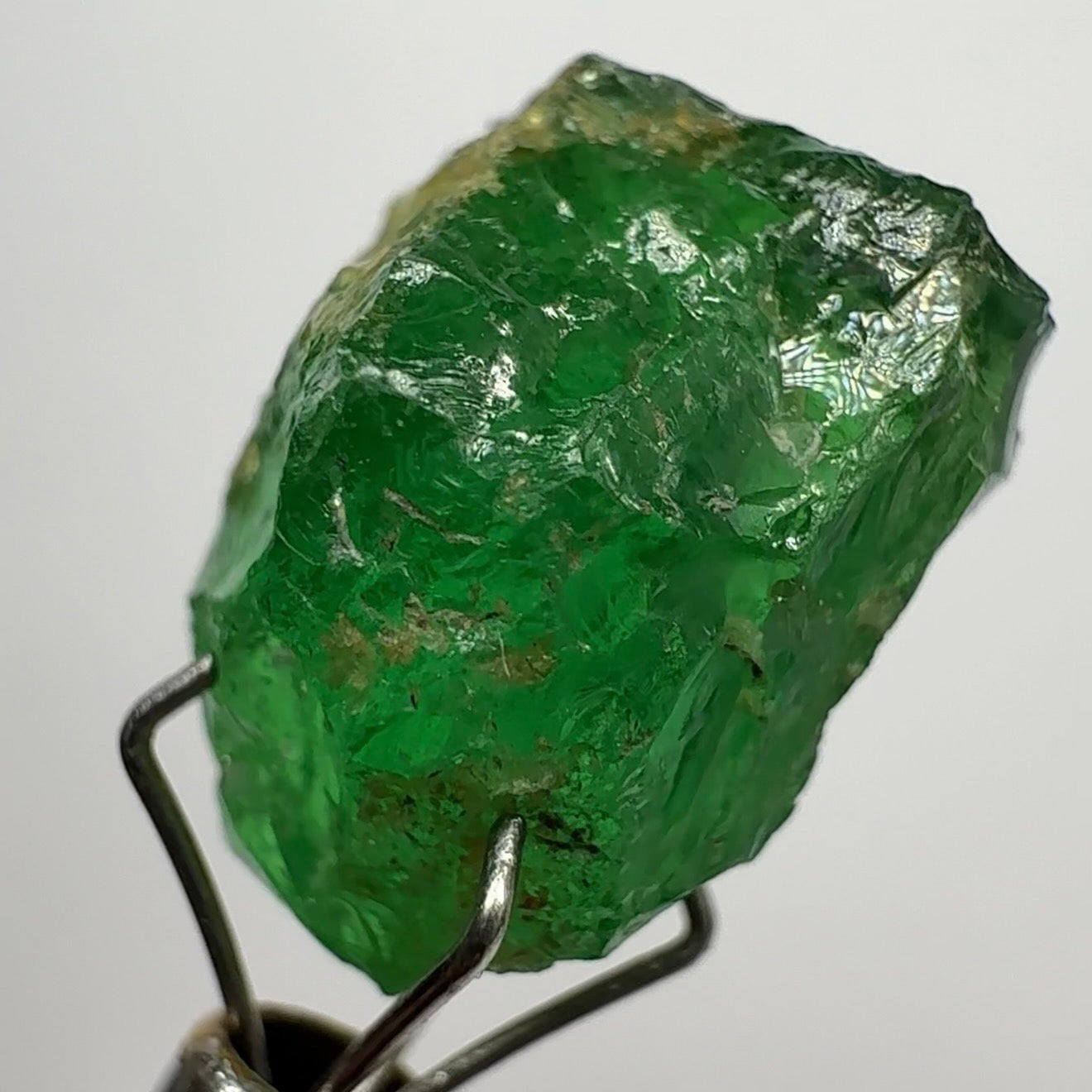 Tsavorite Garnet, 7.82ct, Tanzania, Untreated Unheated. Slightly included with slight veils