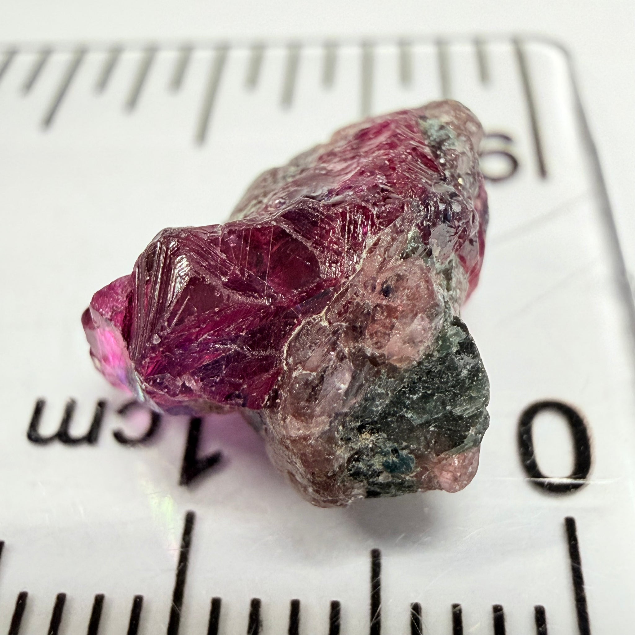 Winza Sapphire Crystal, 6.83ct, Winza, Tanzania, Untreated Unheated, tiny gemmy faceting portions but please don’t facet it