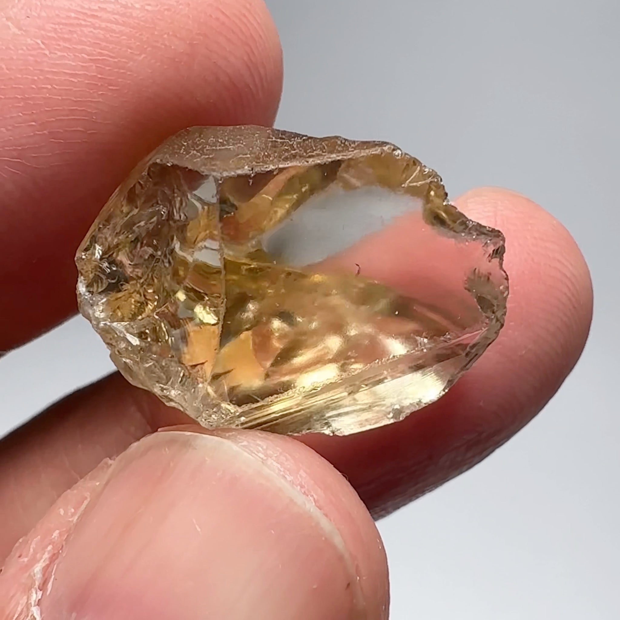 Citrine, 20.67ct, Zambia, Untreated Unheated, VVS-IF