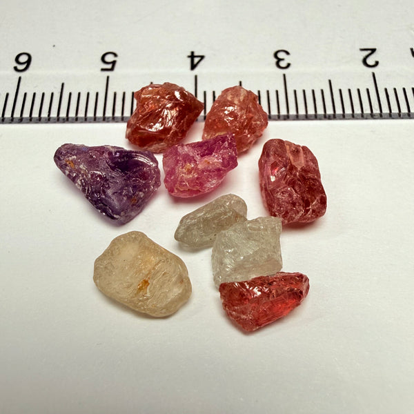 Umba Sapphire Lot, 18.29ct, Umba Valley, Tanzania, Untreated Unheated, too included to facet or cab, set it as is in jewellery