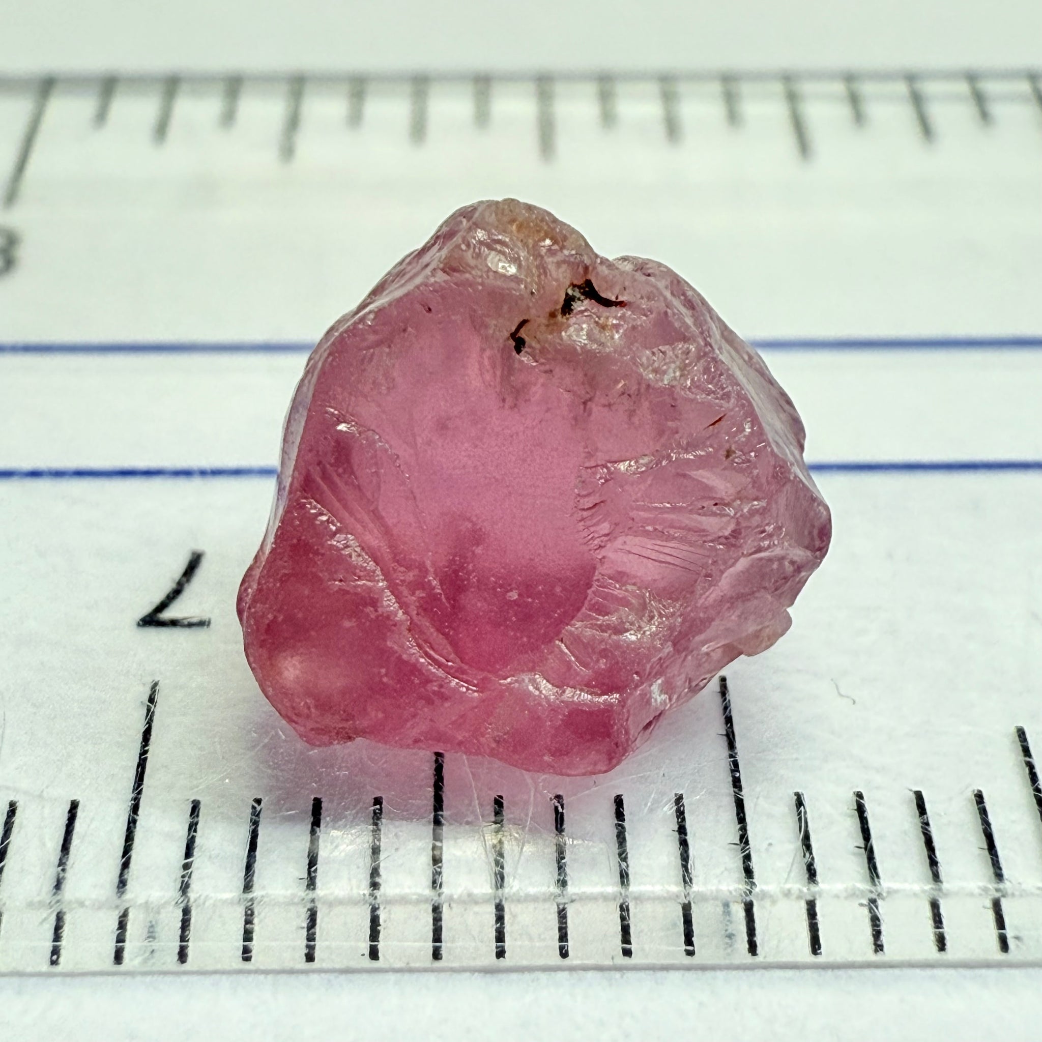 Mahenge Spinel, 4.24ct, Mahenge, Tanzania, Untreated Unheated, cloudy, with a slight inclusion on the skin at the bottom of the main picture, that will come off in faceting