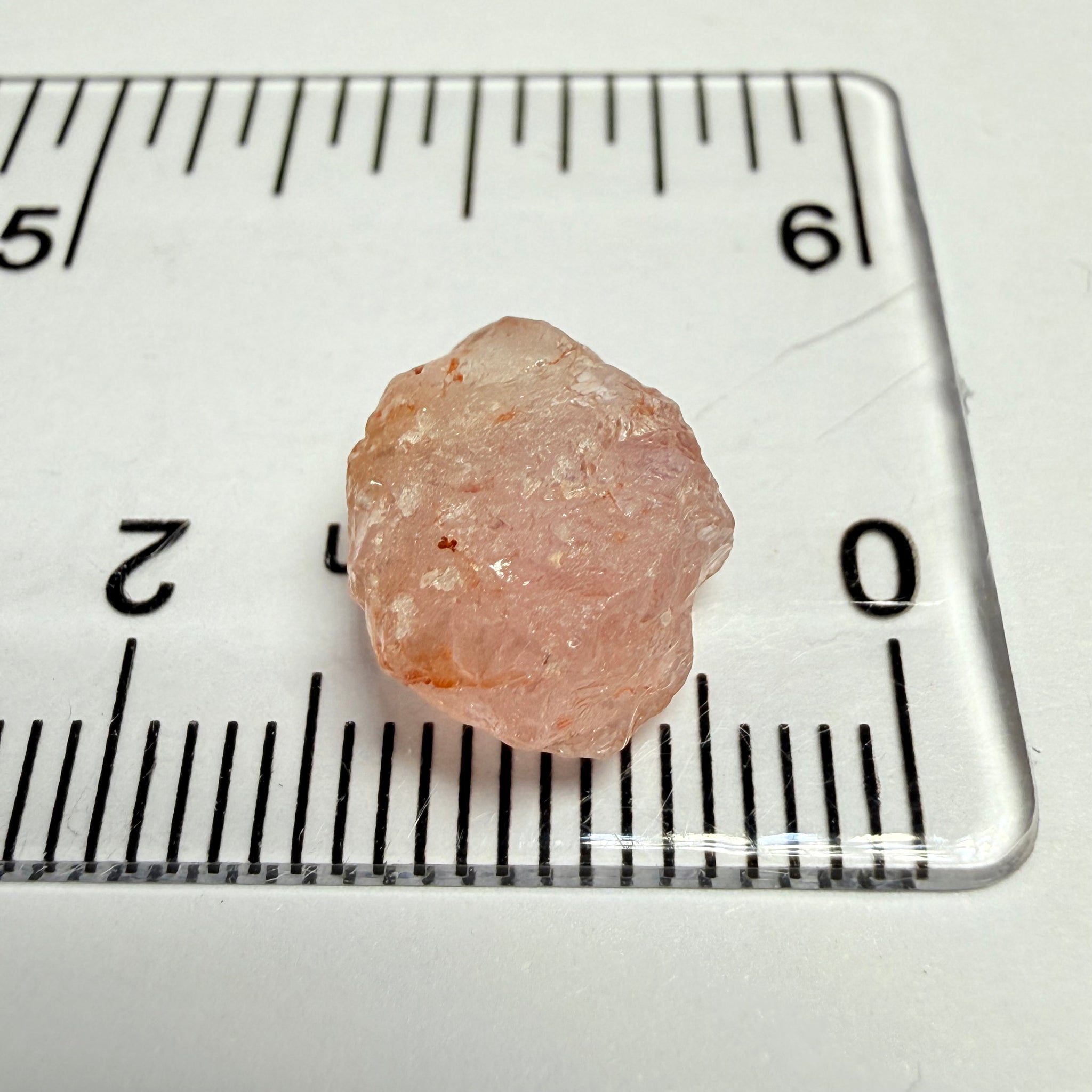 Umba Sapphire, 5.99ct, Umba Valley, Tanzania, Untreated Unheated. Slightly included (tiny scattered white spots) Flattish stone with a challenging shape, you can cut a portrait or tablet cut