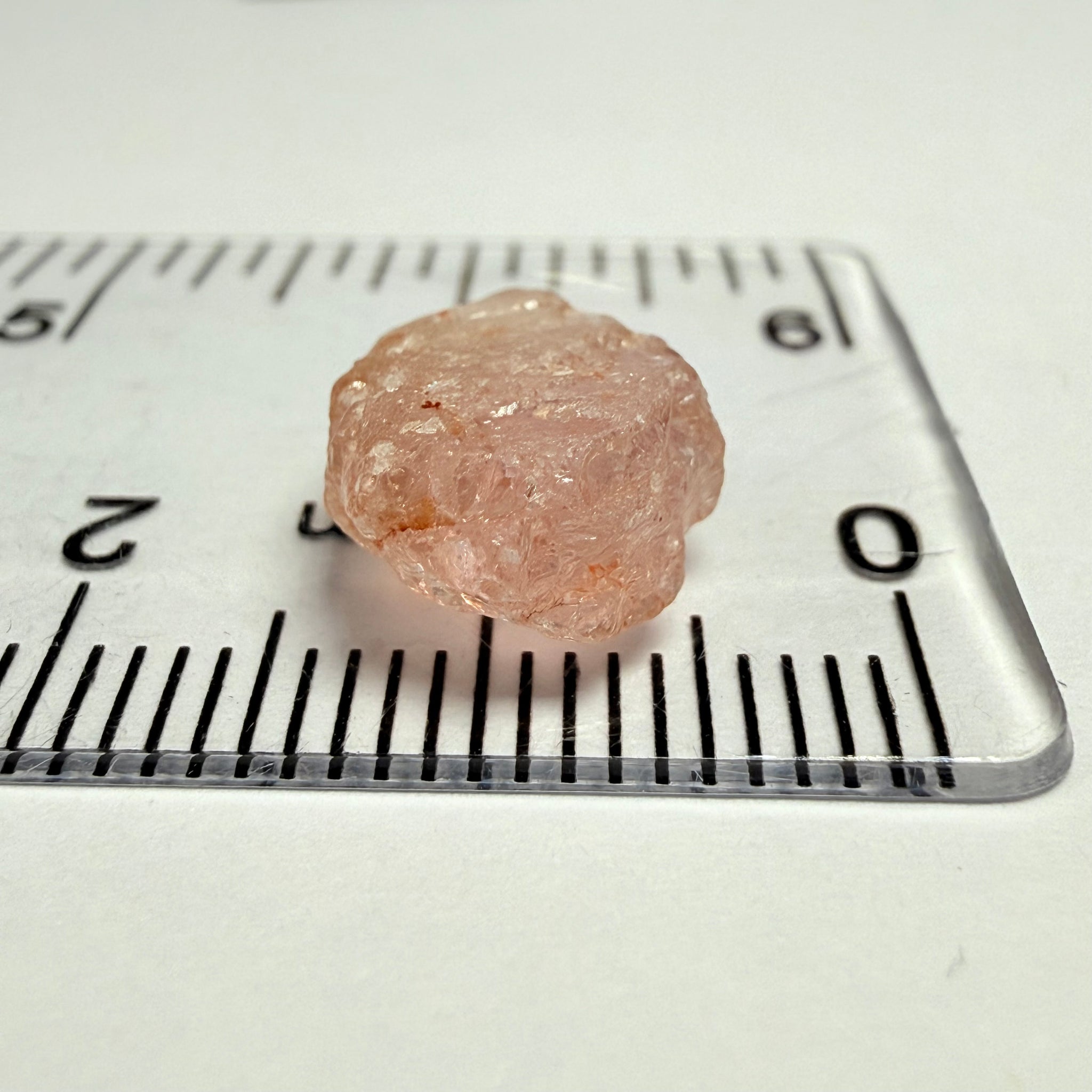 Umba Sapphire, 5.99ct, Umba Valley, Tanzania, Untreated Unheated. Slightly included (tiny scattered white spots) Flattish stone with a challenging shape, you can cut a portrait or tablet cut