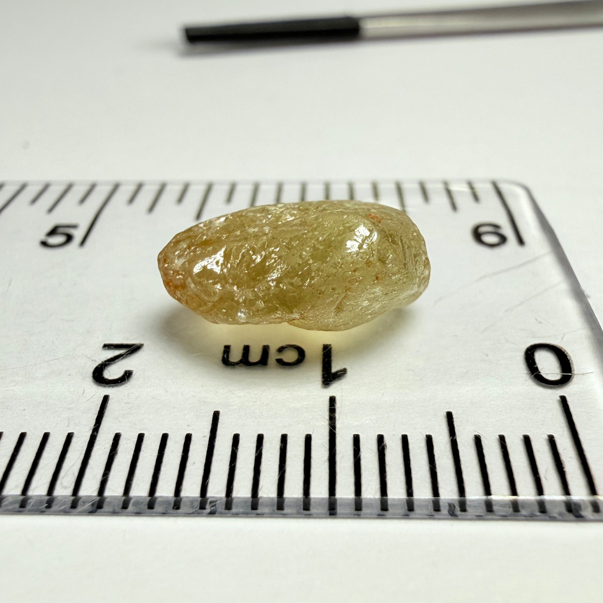 Umba Sapphire, 7.13ct, Umba Valley, Tanzania, Untreated Unheated. Slightly to moderately included (tiny scattered white spots) Flattish stone, you can cut a portrait or tablet cut