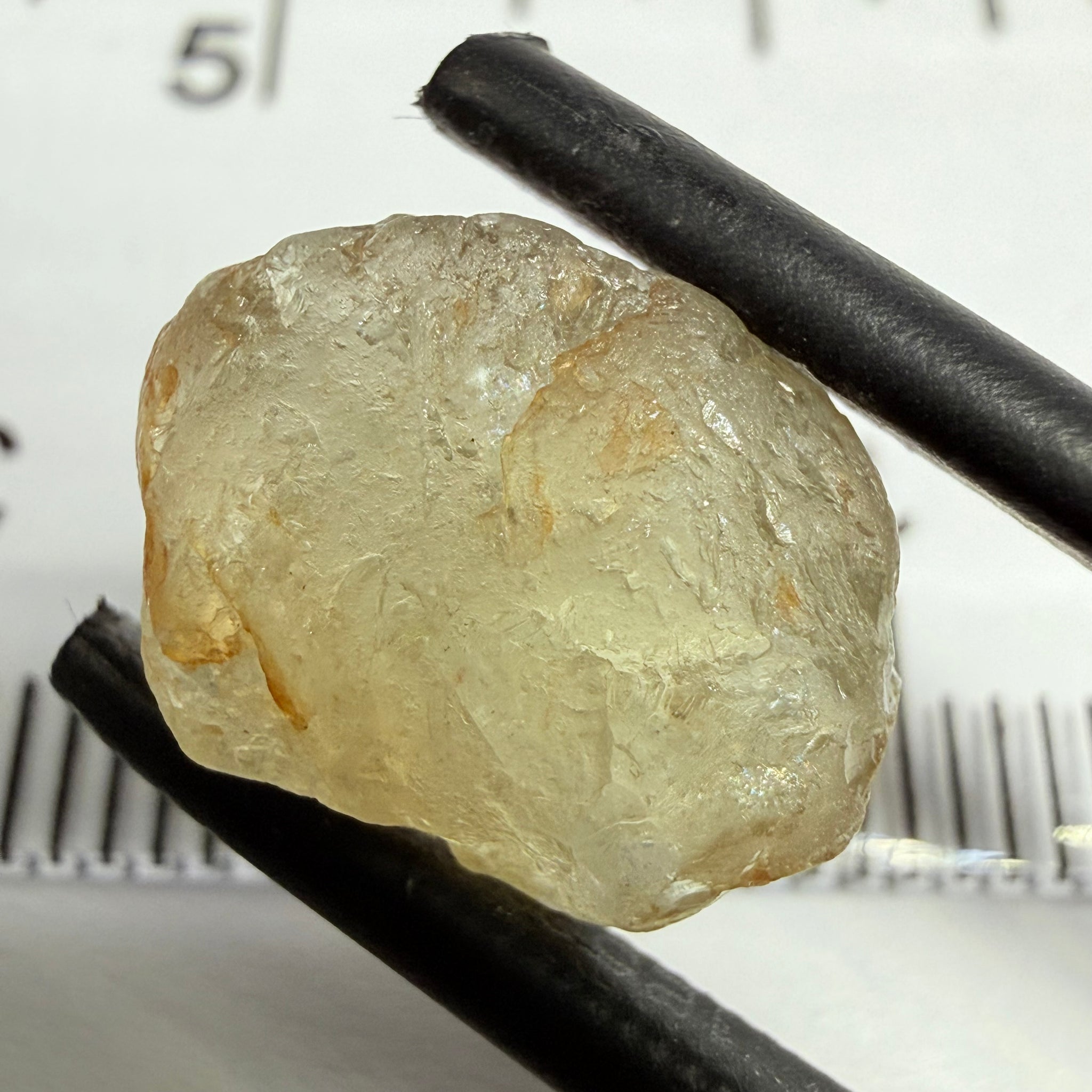 Umba Sapphire, 7.13ct, Umba Valley, Tanzania, Untreated Unheated. Slightly to moderately included (tiny scattered white spots) Flattish stone, you can cut a portrait or tablet cut