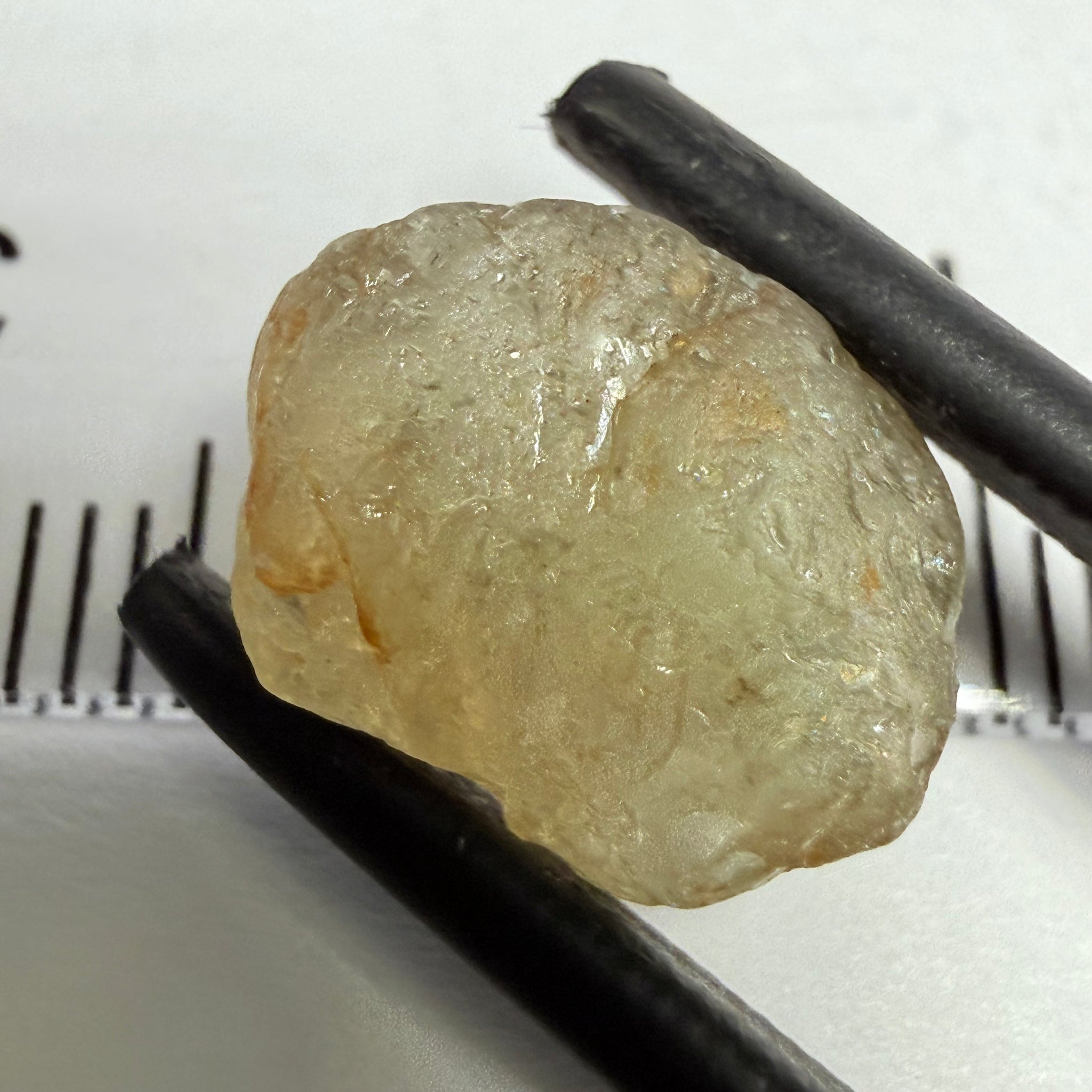 Umba Sapphire, 7.13ct, Umba Valley, Tanzania, Untreated Unheated. Slightly to moderately included (tiny scattered white spots) Flattish stone, you can cut a portrait or tablet cut