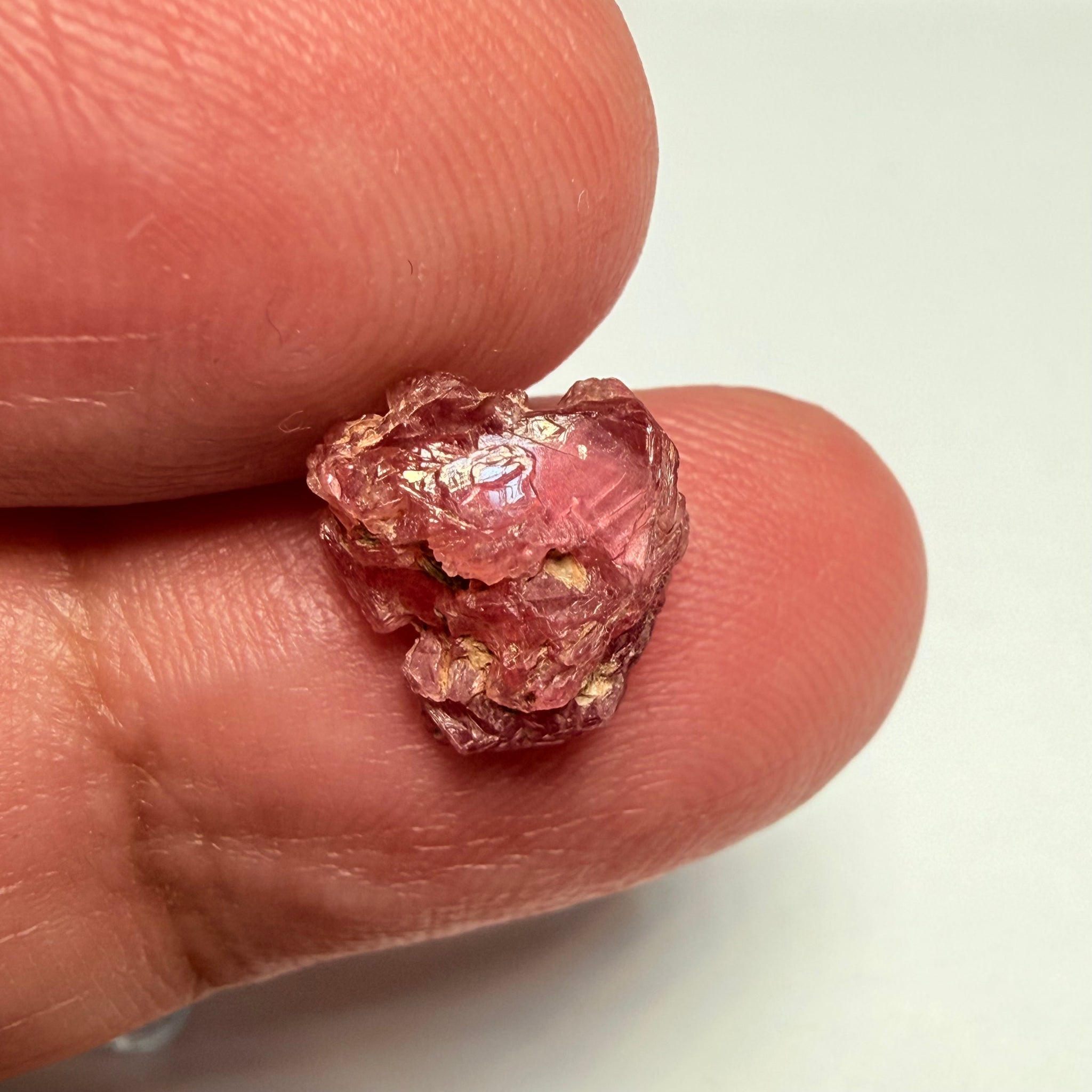 Umba Sapphire Crystal, 4.68ct, Umba, Tanzania, Untreated Unheated, not for faceting, set into jewellery as is