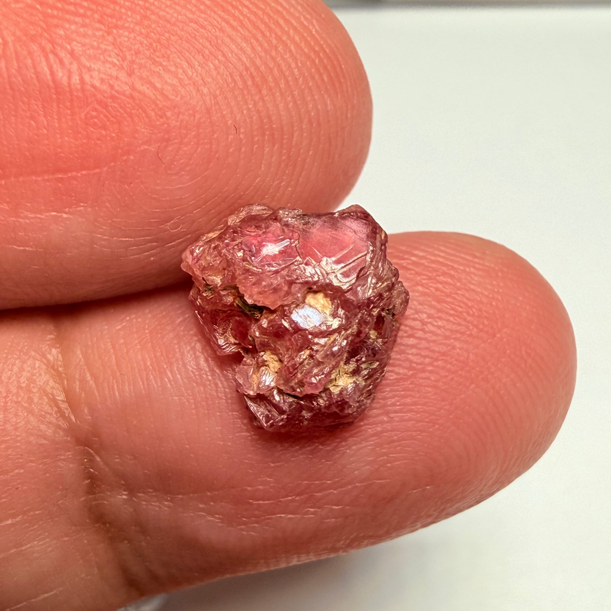 Umba Sapphire Crystal, 4.68ct, Umba, Tanzania, Untreated Unheated, not for faceting, set into jewellery as is