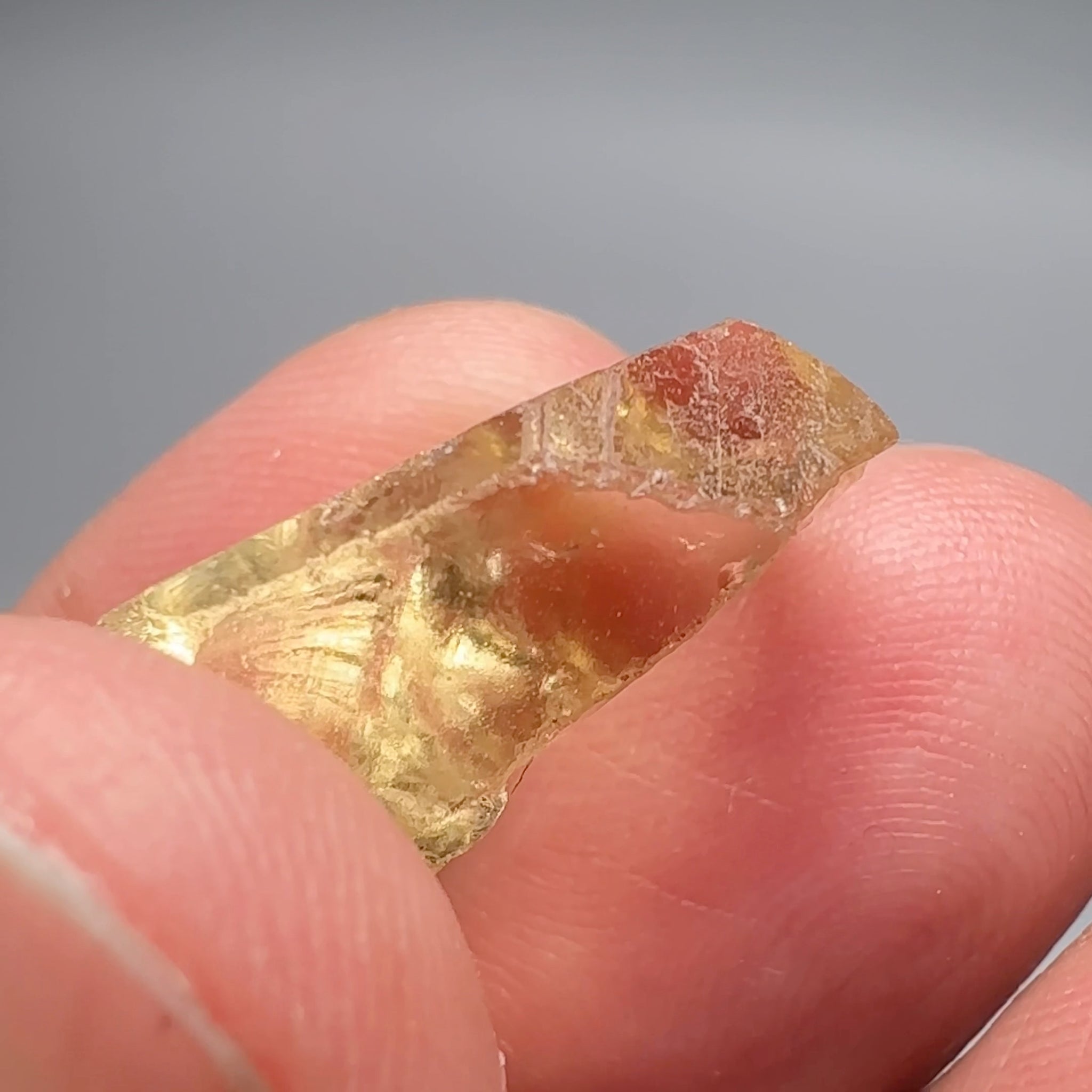 Citrine, 15.67ct, Zambia, Untreated Unheated, VVS-IF, flat