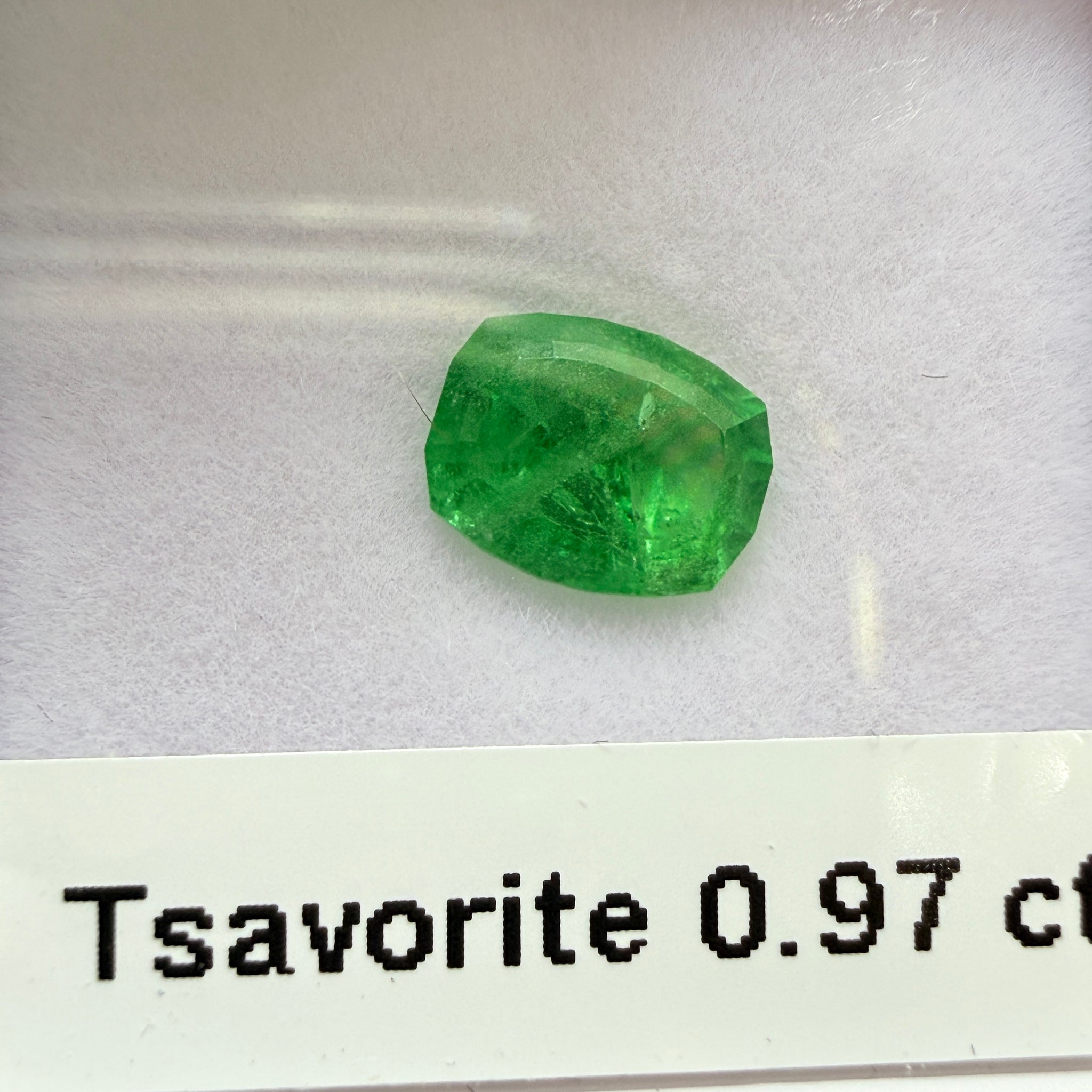 Tsavorite Garnet, 0.97ct, Kenya, Unheated Untreated