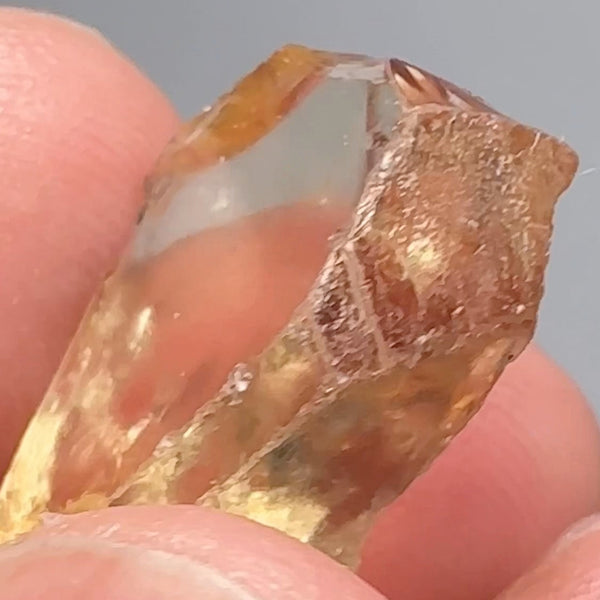Citrine, 15.67ct, Zambia, Untreated Unheated, VVS-IF, flat
