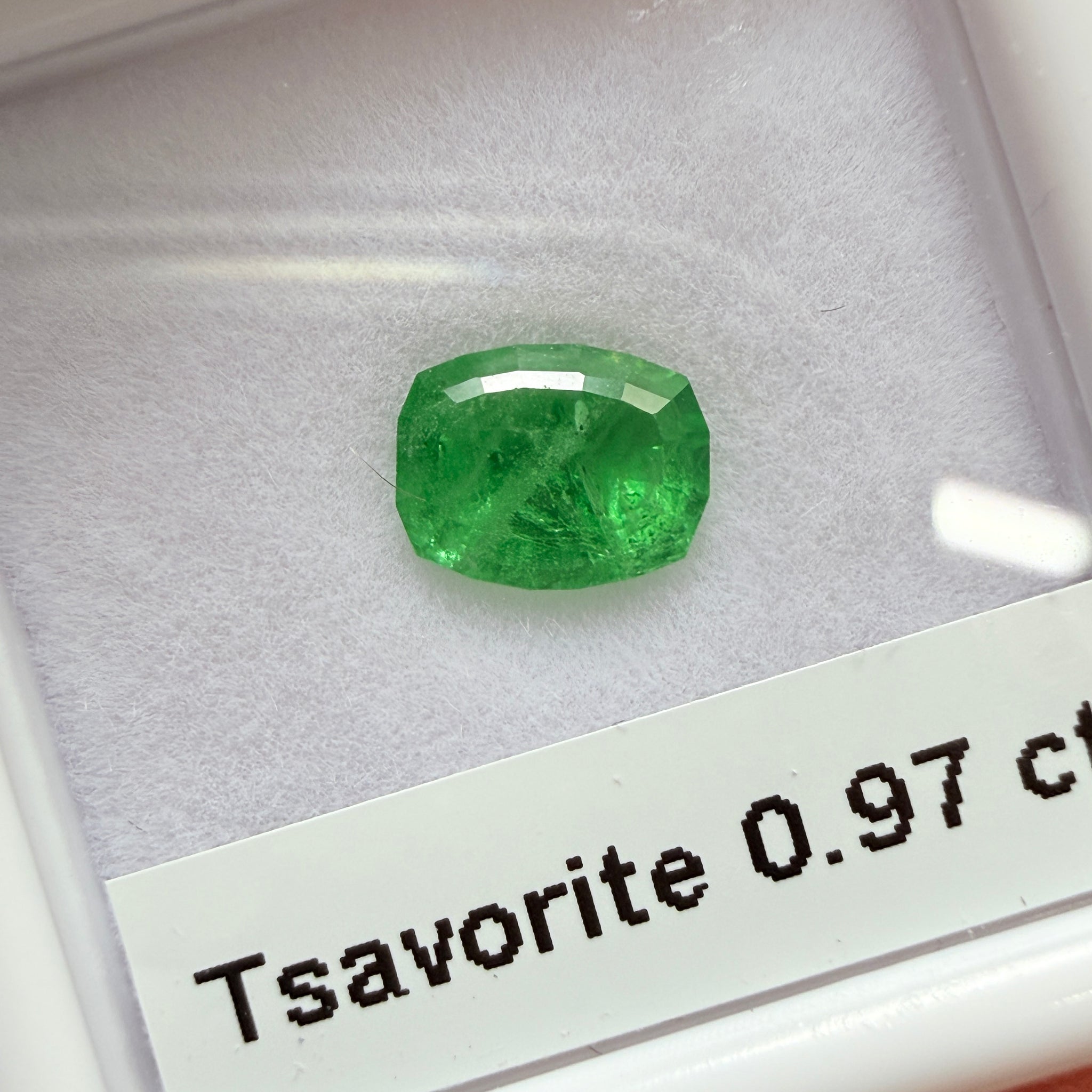 Tsavorite Garnet, 0.97ct, Kenya, Unheated Untreated