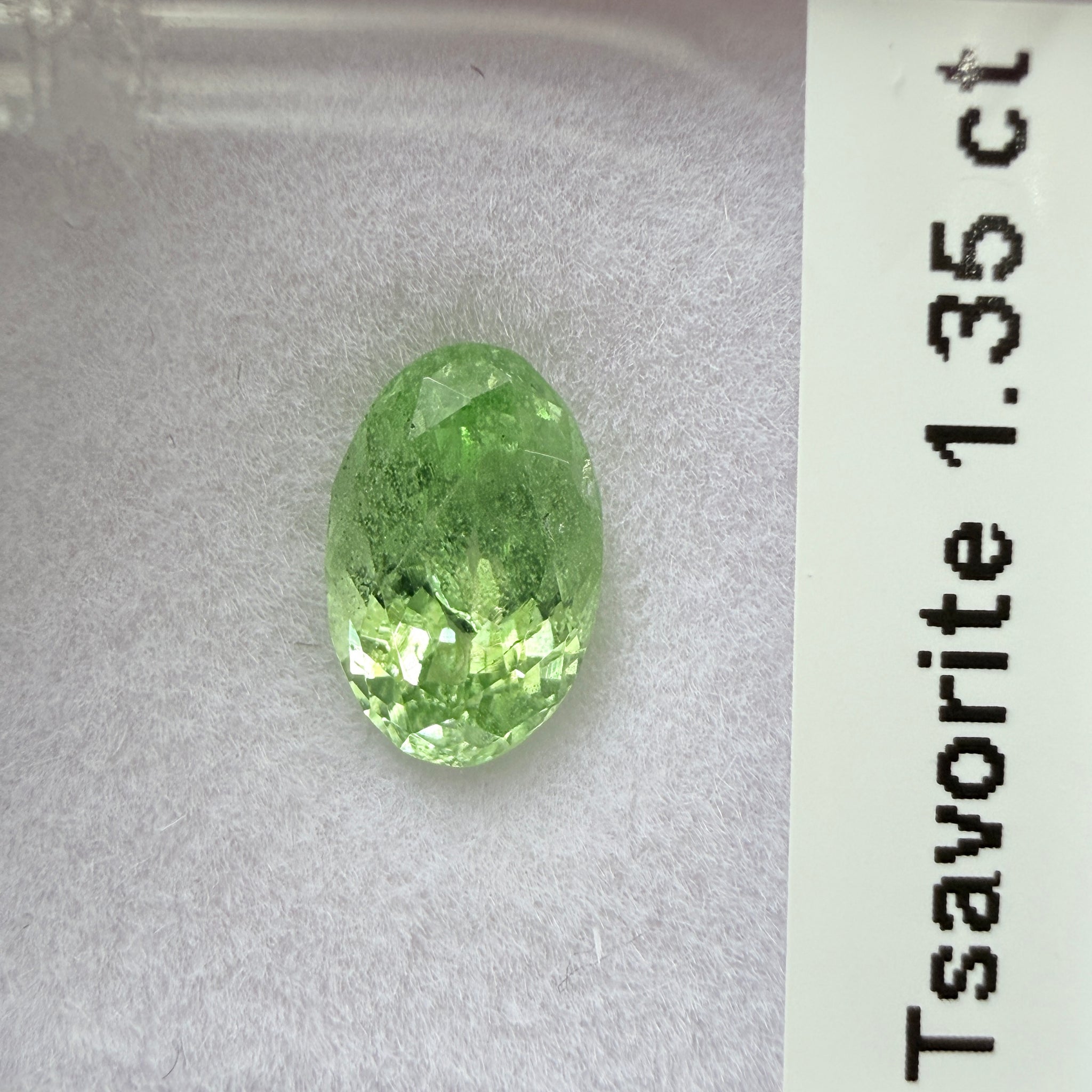 Tsavorite Garnet, 1.35ct, Tanzania, Unheated Untreated