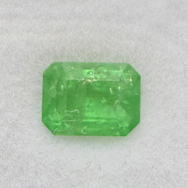 Tsavorite Garnet, 1.08ct, Kenya, Unheated Untreated, native cut.