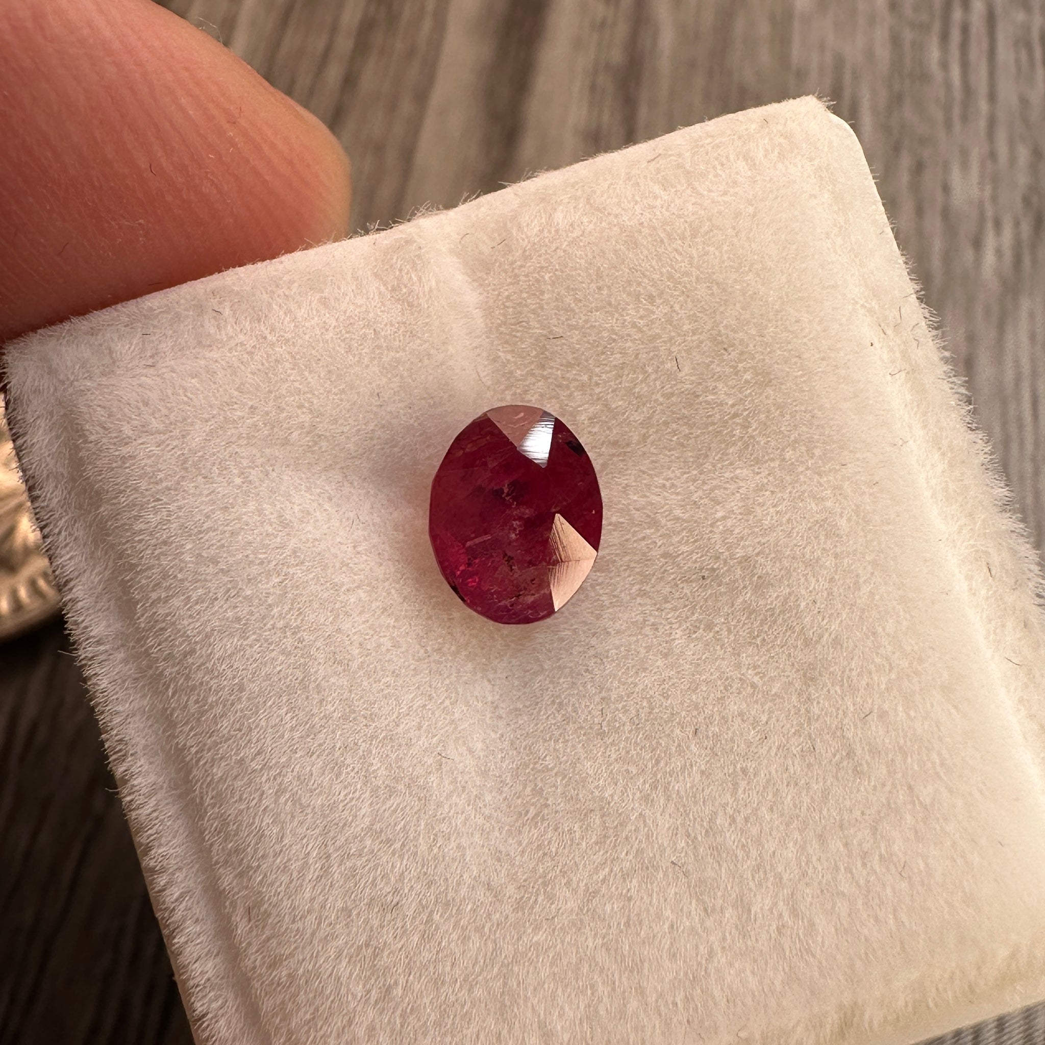 Winza Ruby, 0.86ct, Untreated Unheated