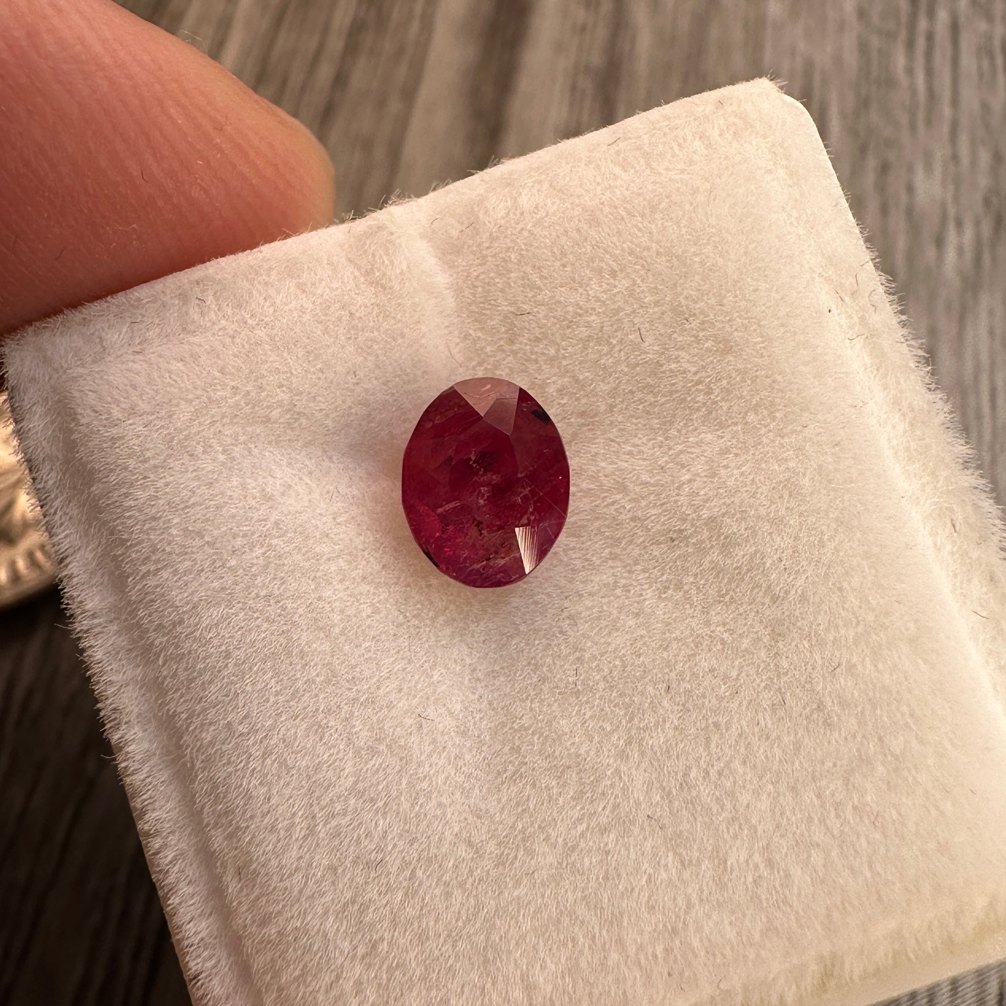Winza Ruby, 0.86ct, Untreated Unheated