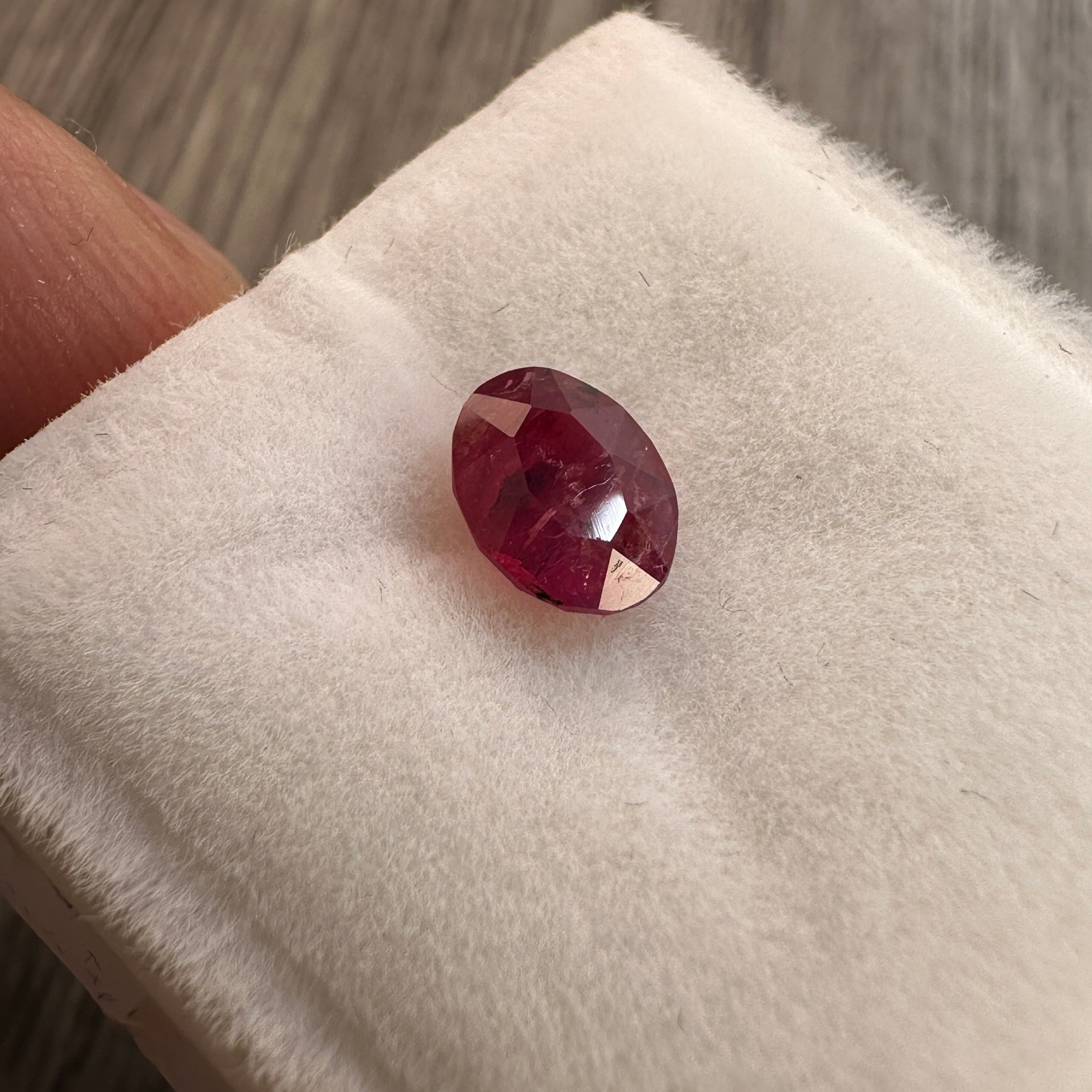 0.86ct Winza Ruby, Untreated Unheated