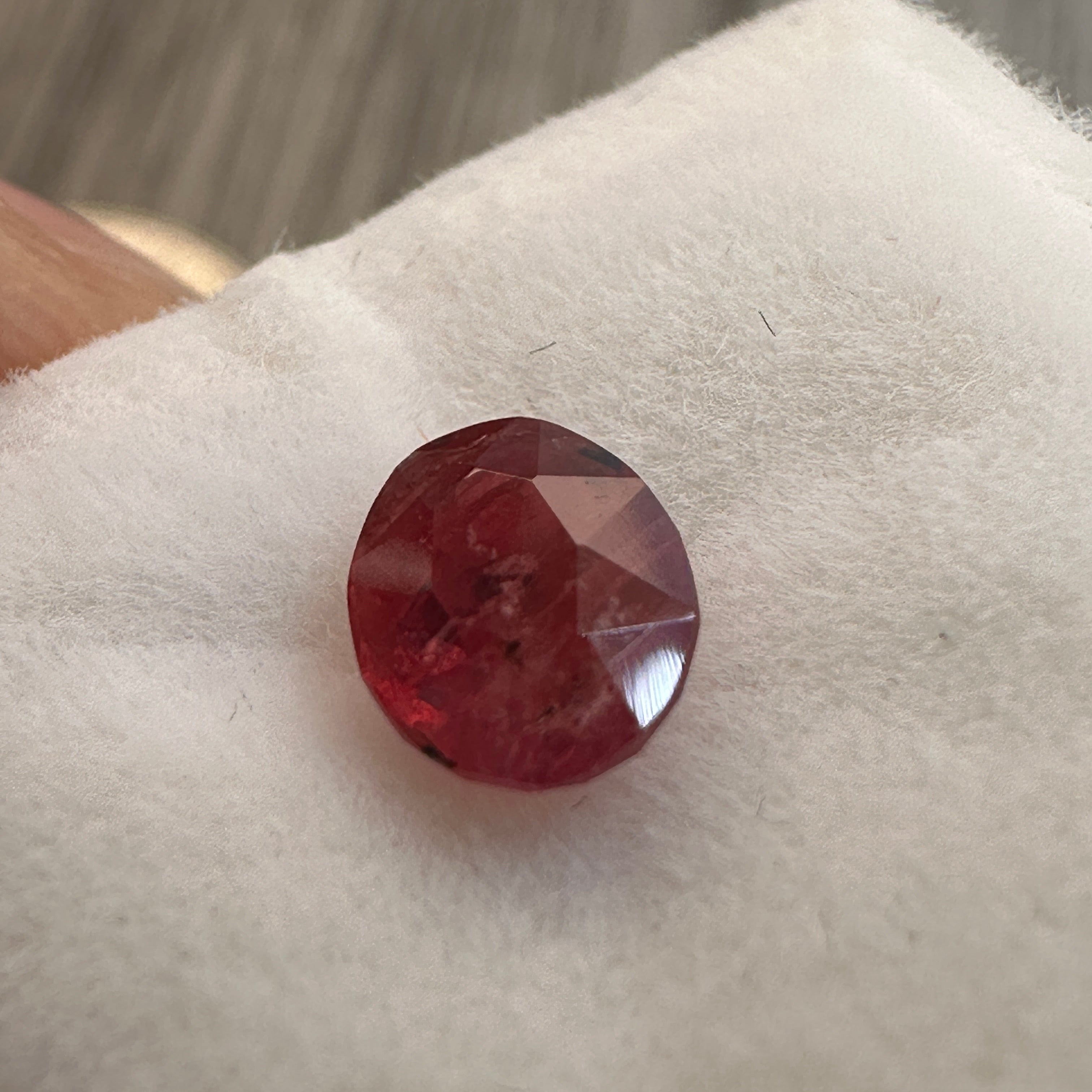 0.86ct Winza Ruby, Untreated Unheated