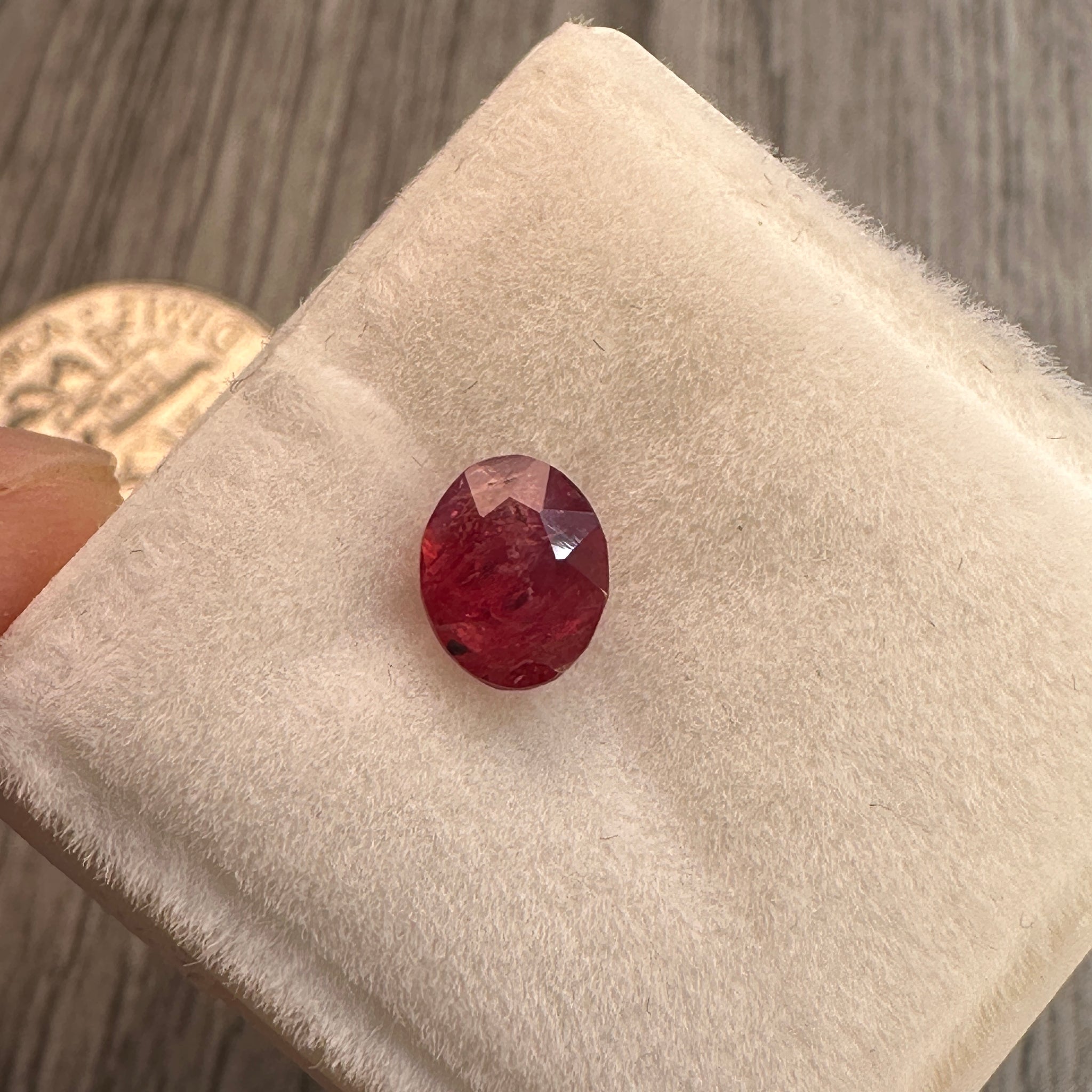 Winza Ruby, 0.86ct, Untreated Unheated