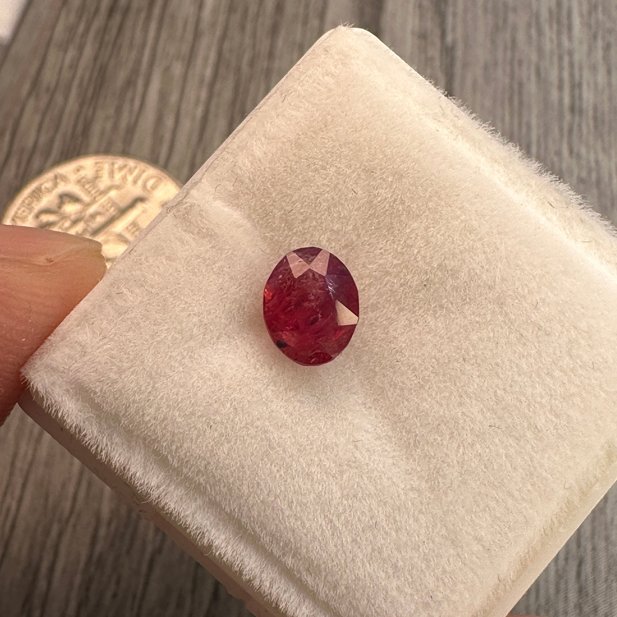 Winza Ruby, 0.86ct, Untreated Unheated