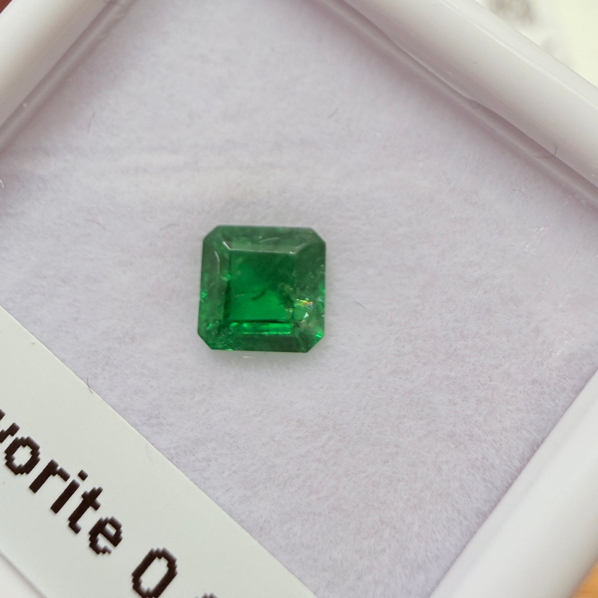 Tsavorite Garnet, 0.64ct, Kenya, Unheated Untreated, native cut.
