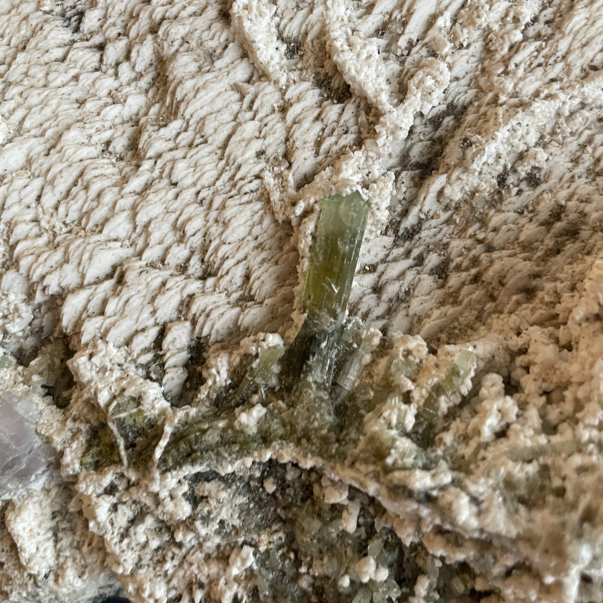 2614Gm Tourmaline Matrix From Mwajanga Tanzania. Untreated Unheated