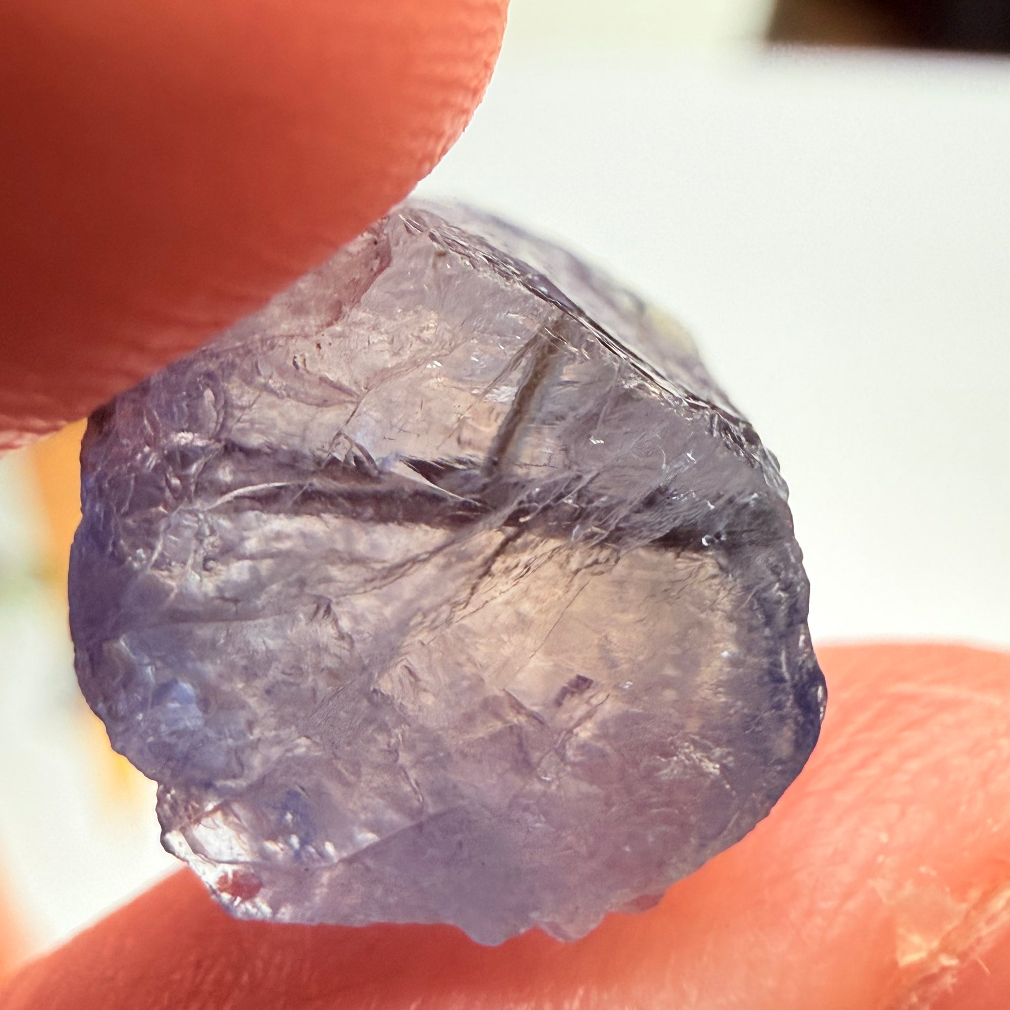 Rare, Tourmaline in Iolite! 9.89ct, Babati, Tanzania, Untreated Unheated