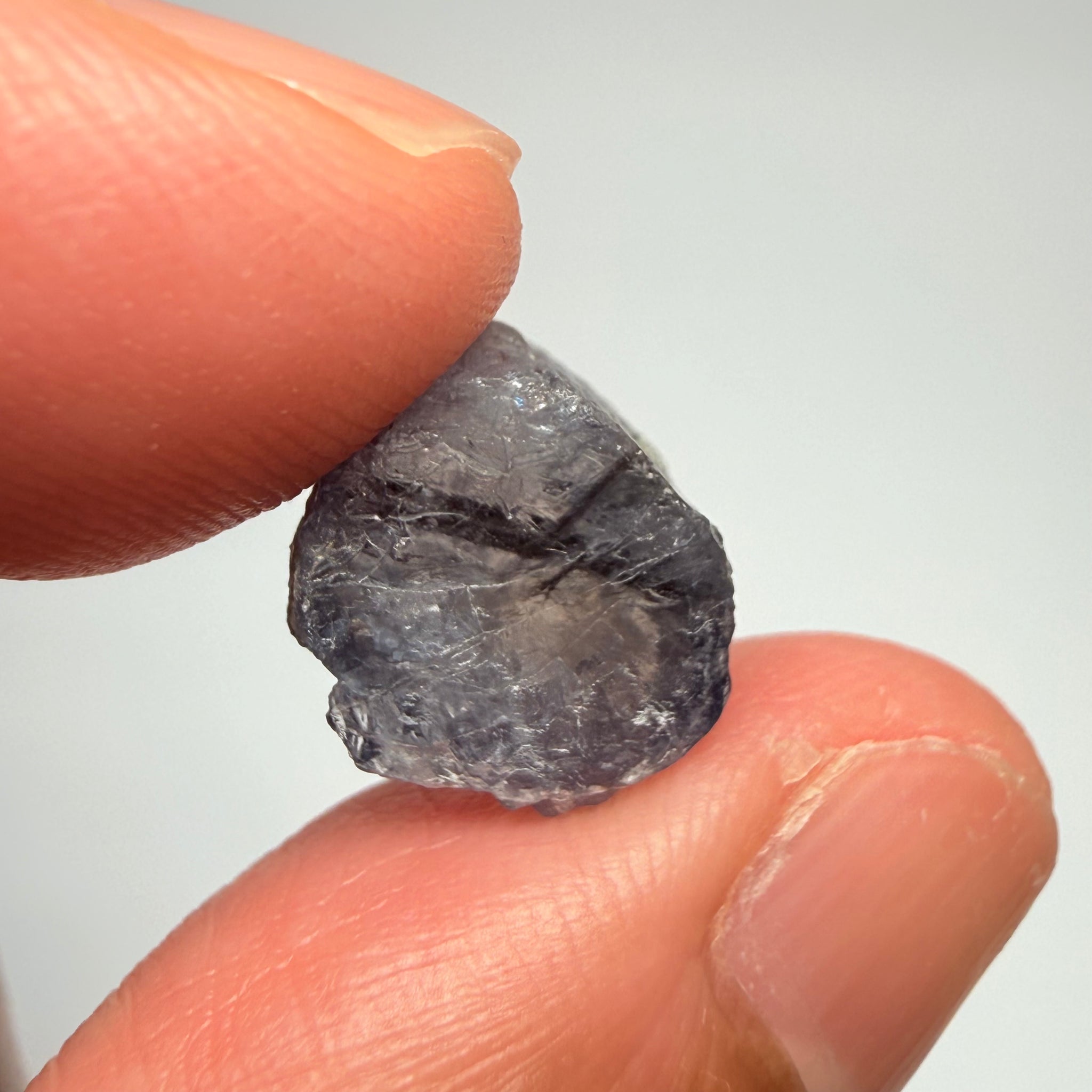 Rare, Tourmaline in Iolite! 9.89ct, Babati, Tanzania, Untreated Unheated