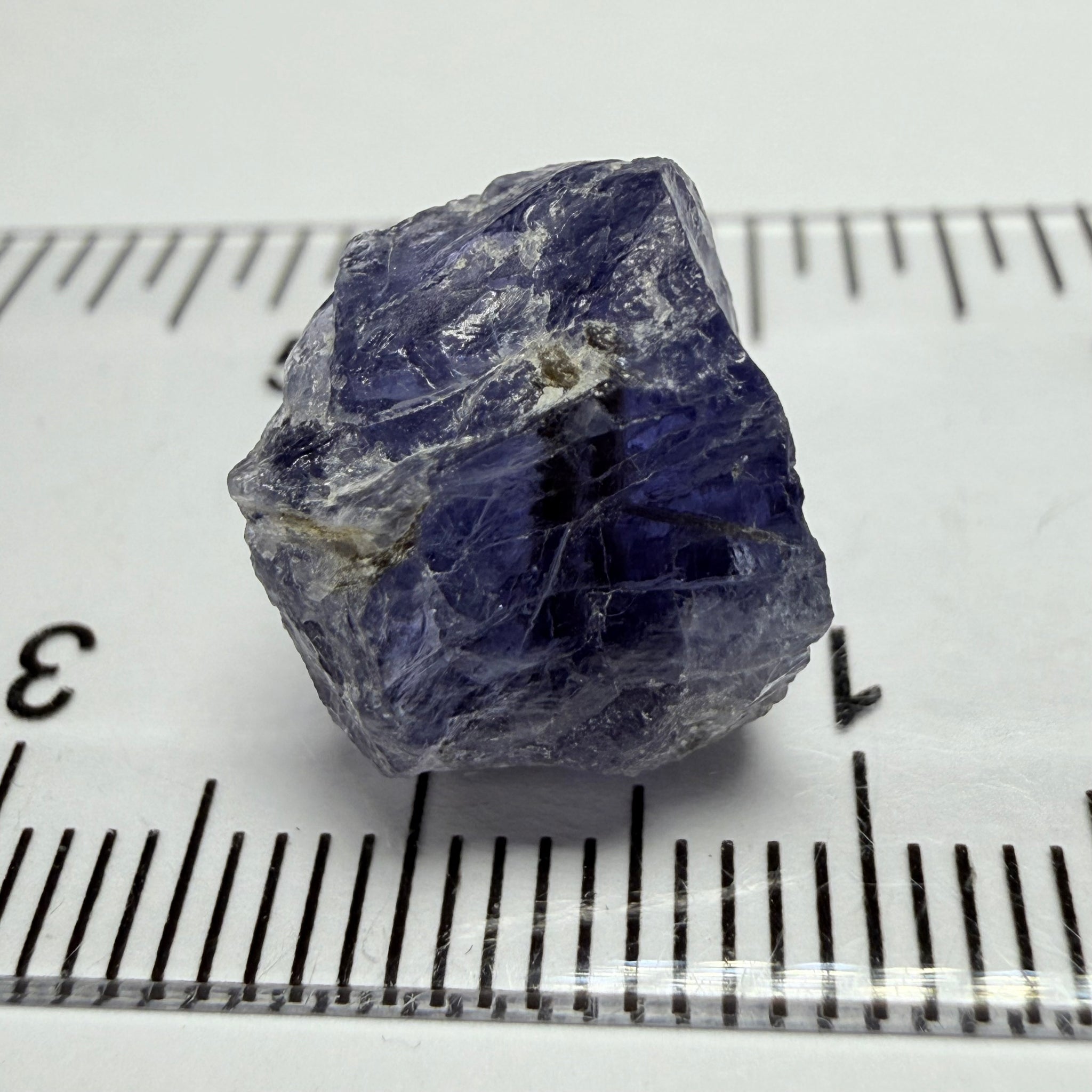 Rare, Tourmaline in Iolite! 9.89ct, Babati, Tanzania, Untreated Unheated