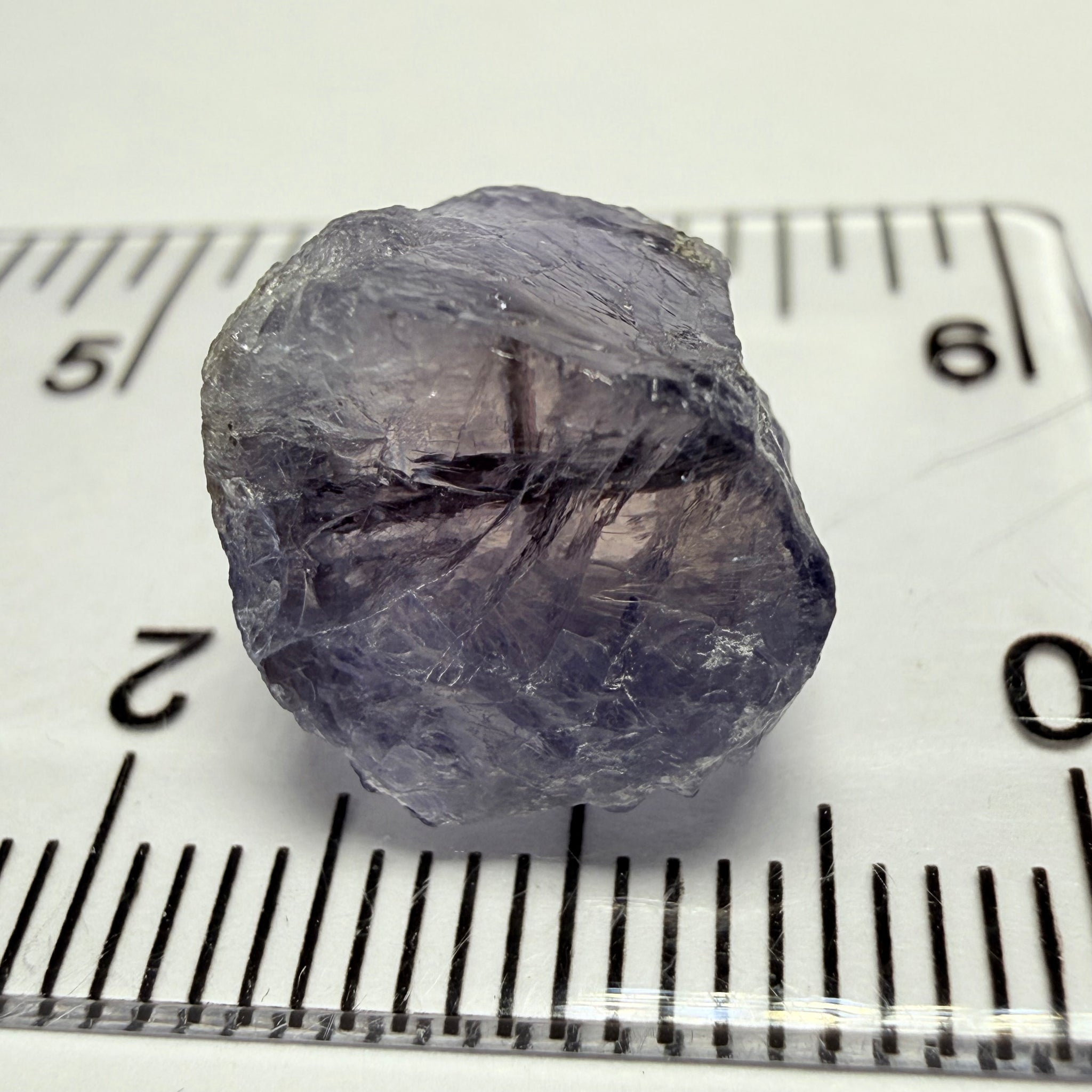 Rare, Tourmaline in Iolite! 9.89ct, Babati, Tanzania, Untreated Unheated