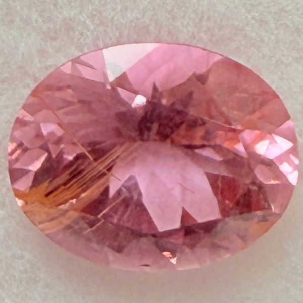 Mahenge Spinel, 2.90ct, Tanzania, Untreated Unheated, 9.9 x 8.1 x 5.4mm needles coming in, see pics