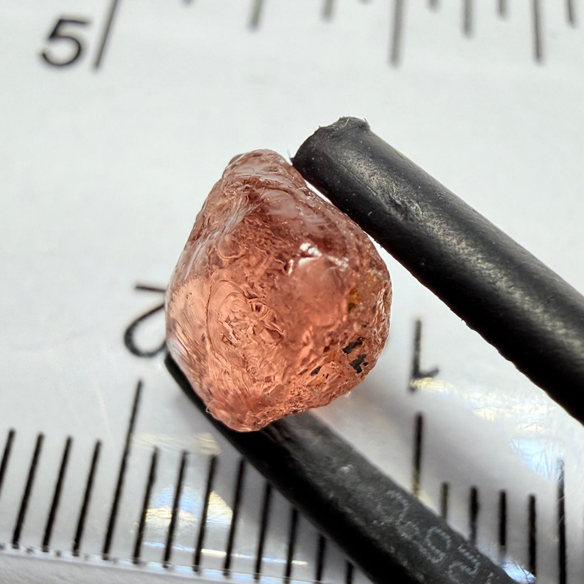 Colour Change Garnet, 3.01ct, Tanzania, Untreated Unheated, slight black crystal inclusions on the outer skin on one end, 1 ish mm into one side.  Rest vvs-if