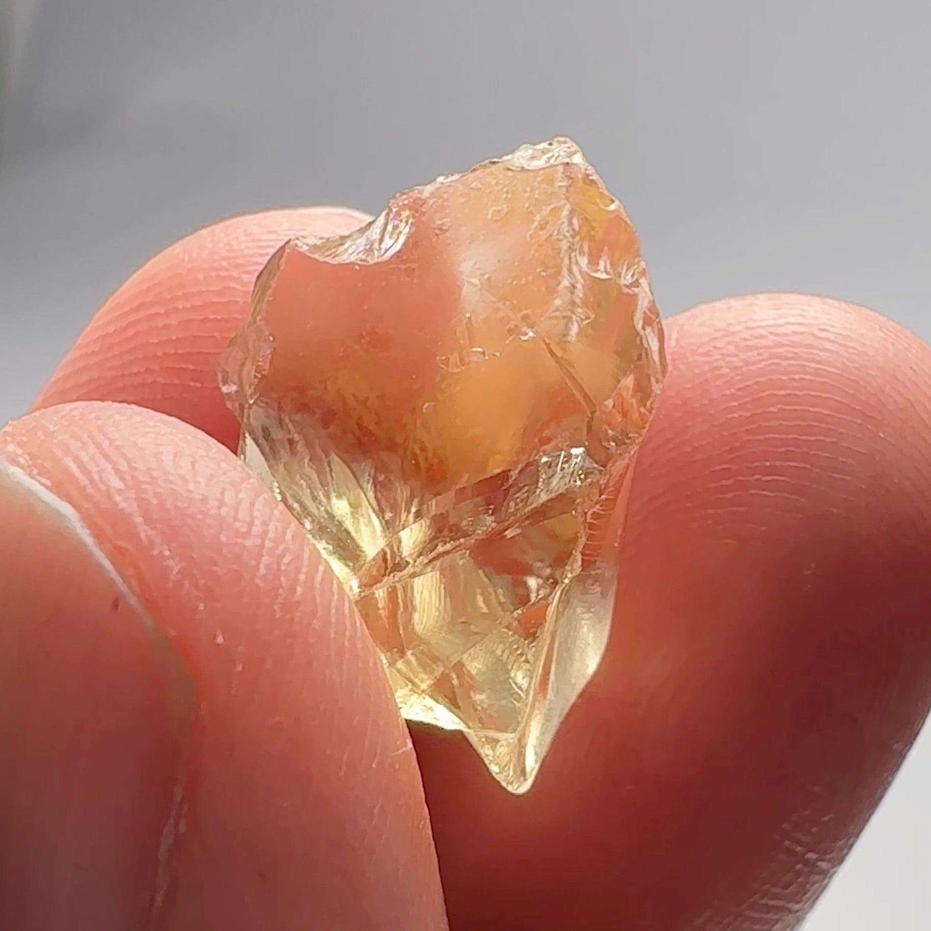 Citrine, 13.32ct, Zambia, Untreated Unheated, VVS-IF