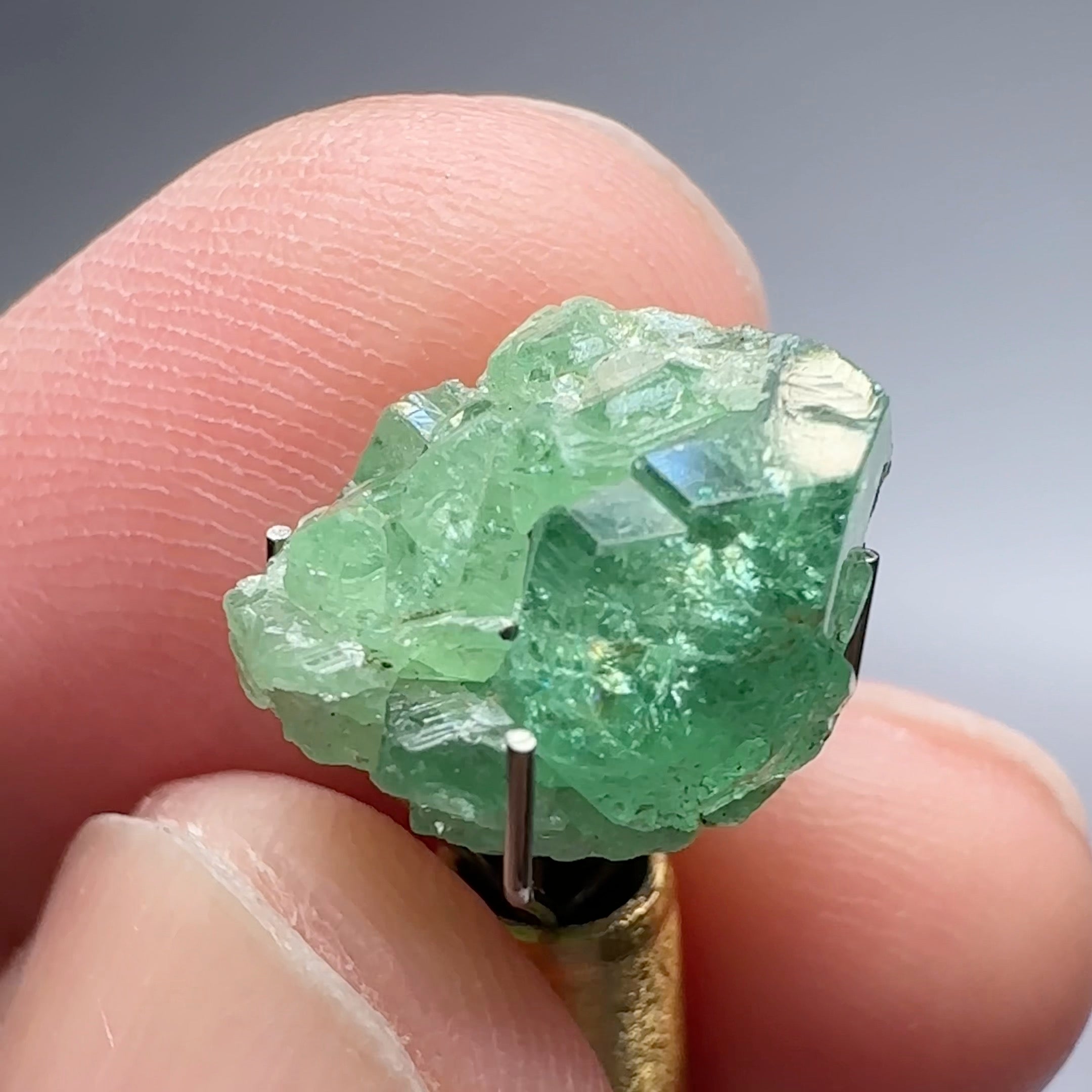 9.09ct Tsavorite Crystal on Matrix. Merelani. Tanzania, Untreated Unheated