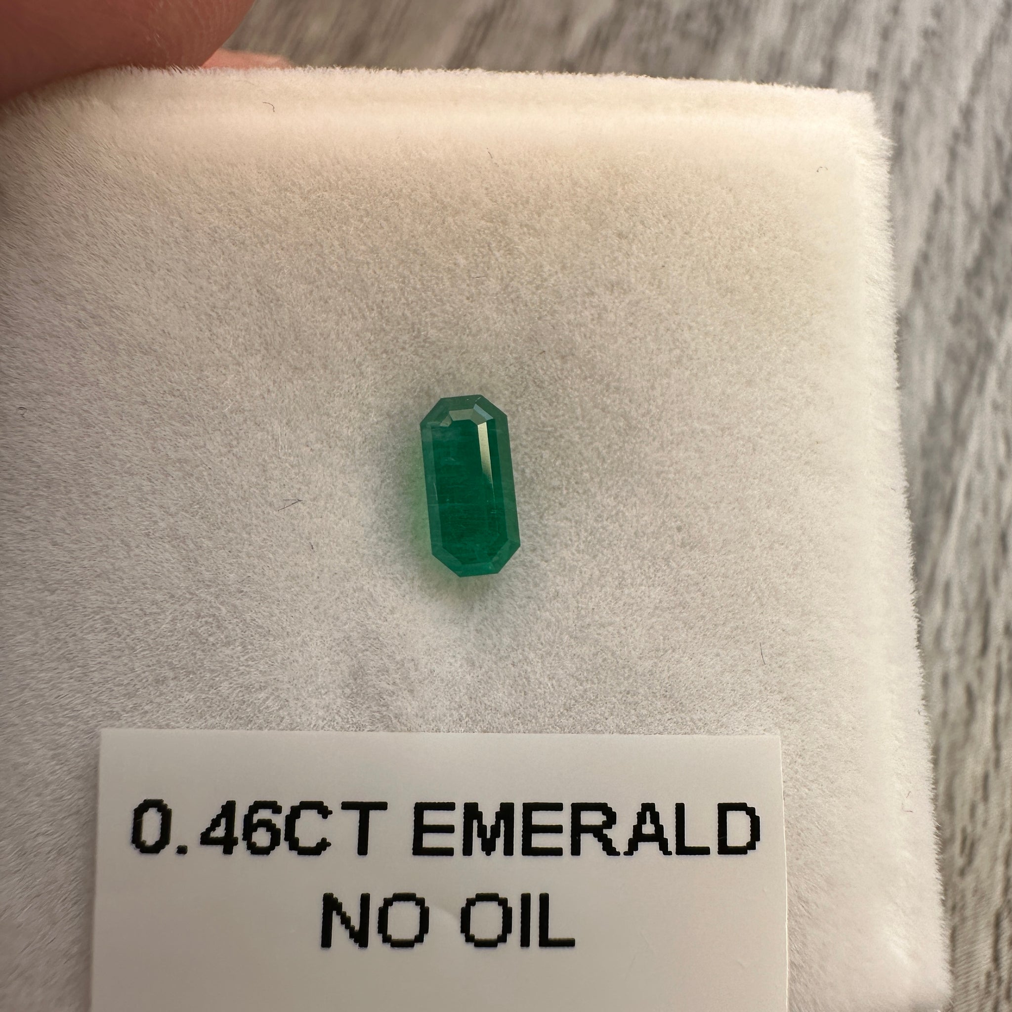 Emerald, 0.46ct, Tanzania, Untreated Unheated No Oil