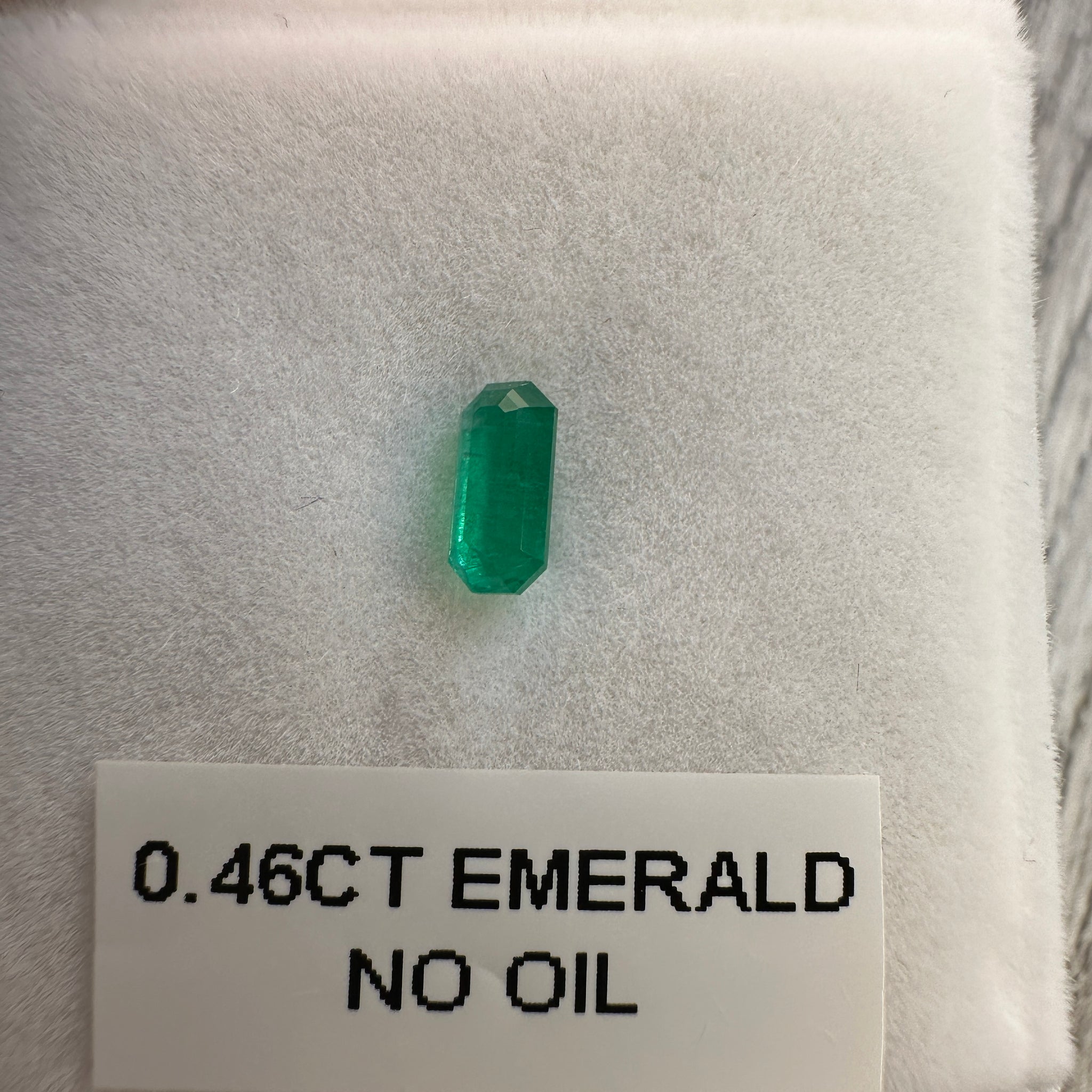 Emerald, 0.46ct, Tanzania, Untreated Unheated No Oil