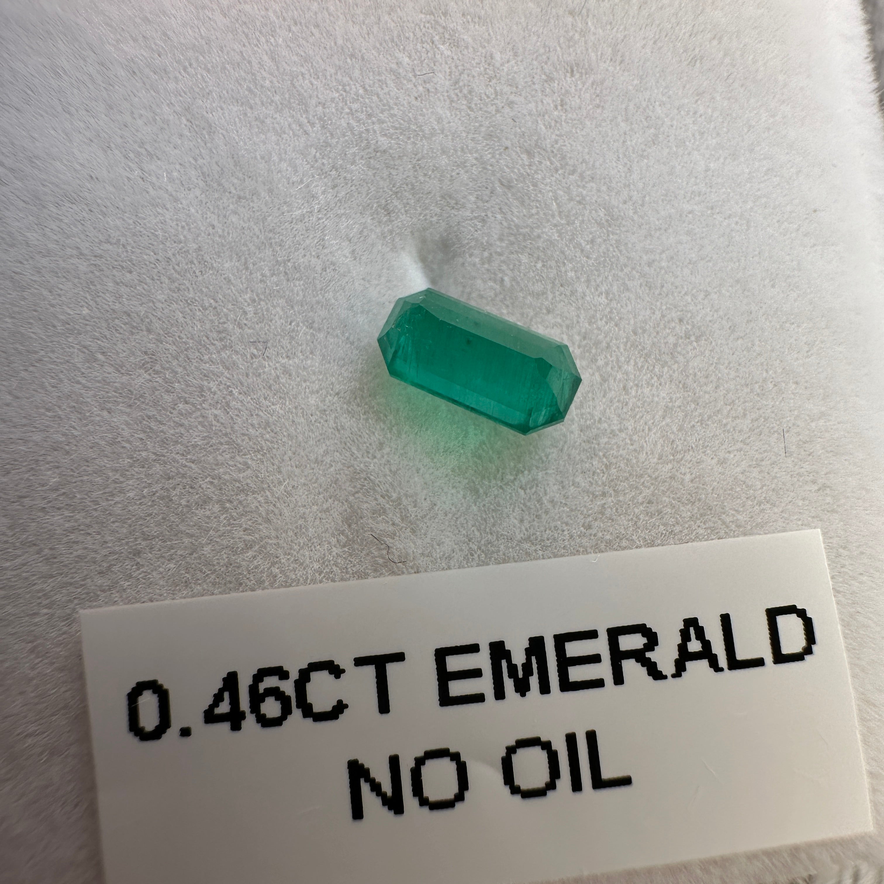 0.46ct Emerald, Tanzania, Untreated Unheated No Oil