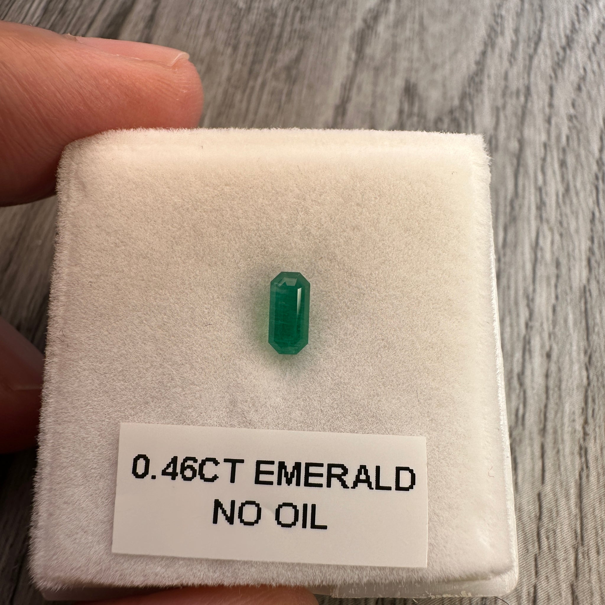 Emerald, 0.46ct, Tanzania, Untreated Unheated No Oil