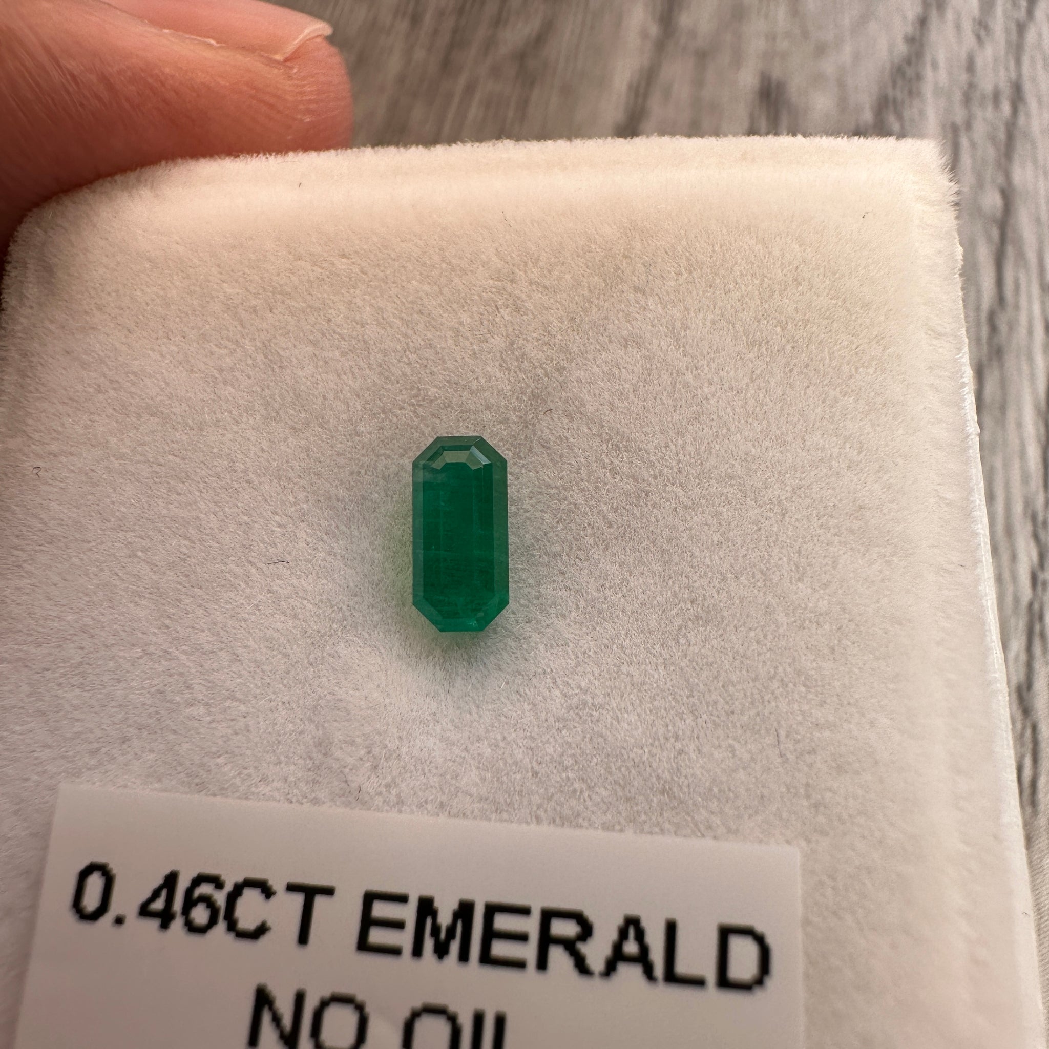 Emerald, 0.46ct, Tanzania, Untreated Unheated No Oil