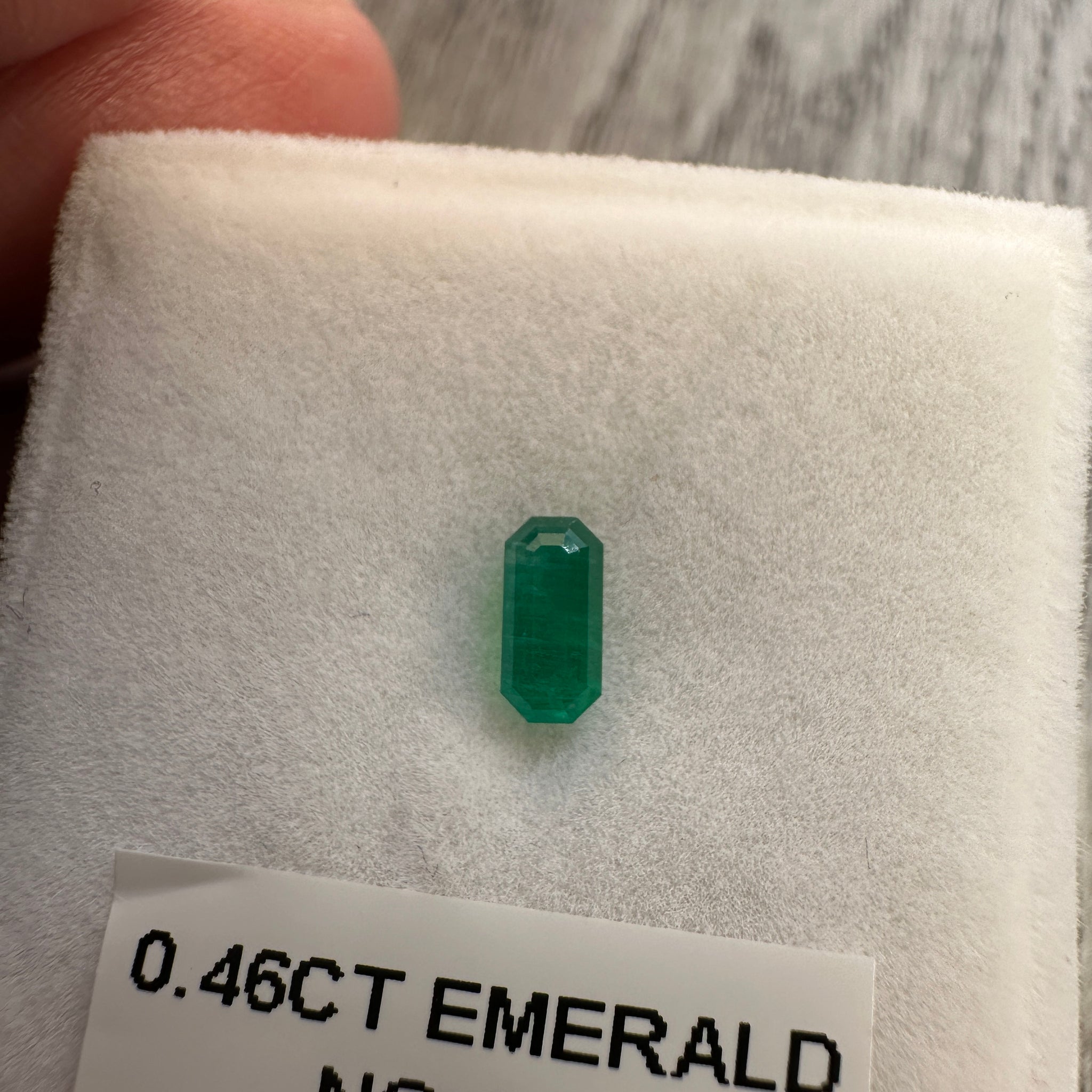 Emerald, 0.46ct, Tanzania, Untreated Unheated No Oil