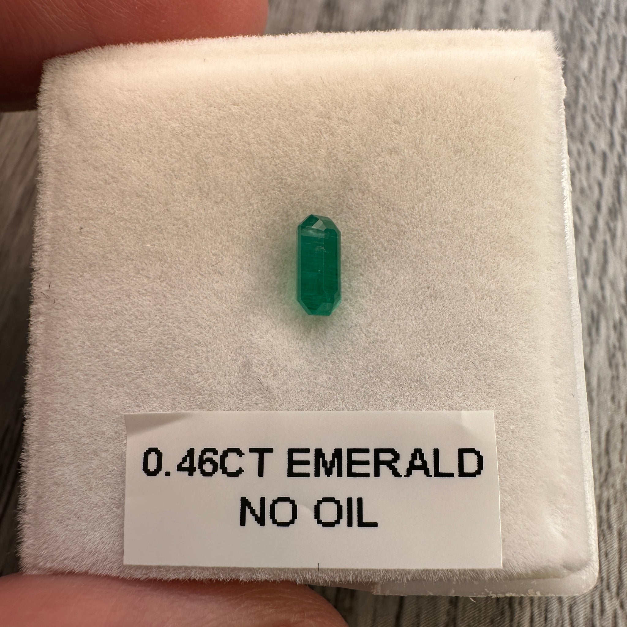 Emerald, 0.46ct, Tanzania, Untreated Unheated No Oil