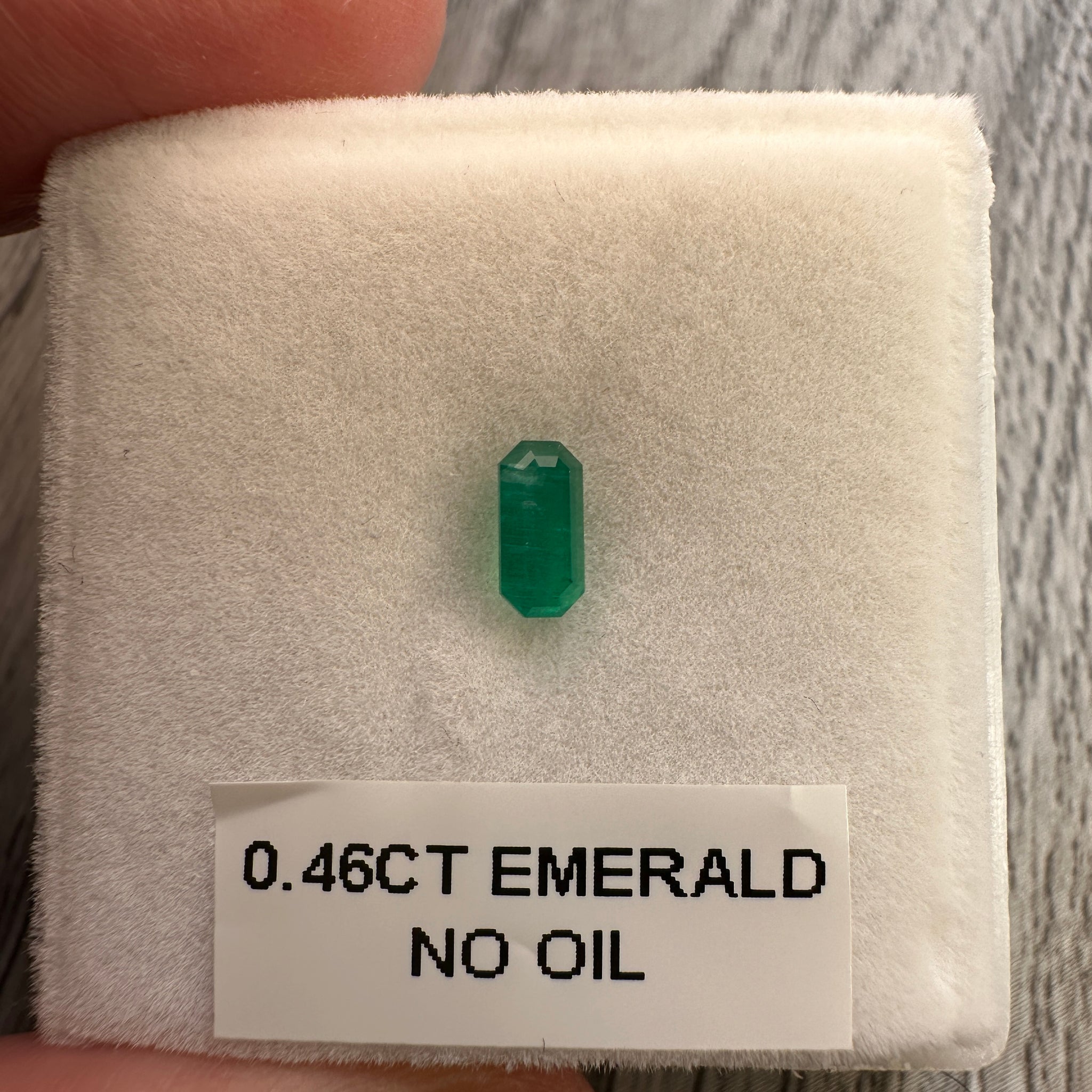 Emerald, 0.46ct, Tanzania, Untreated Unheated No Oil