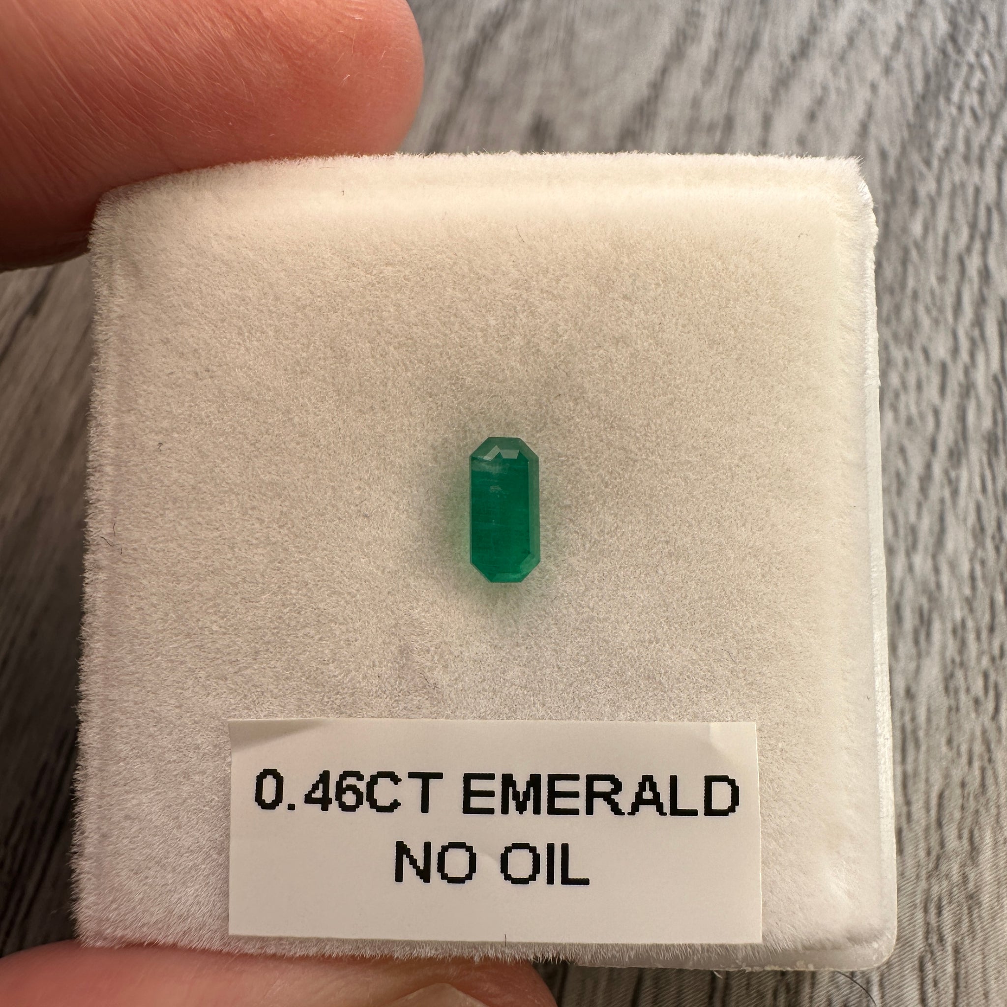 Emerald, 0.46ct, Tanzania, Untreated Unheated No Oil
