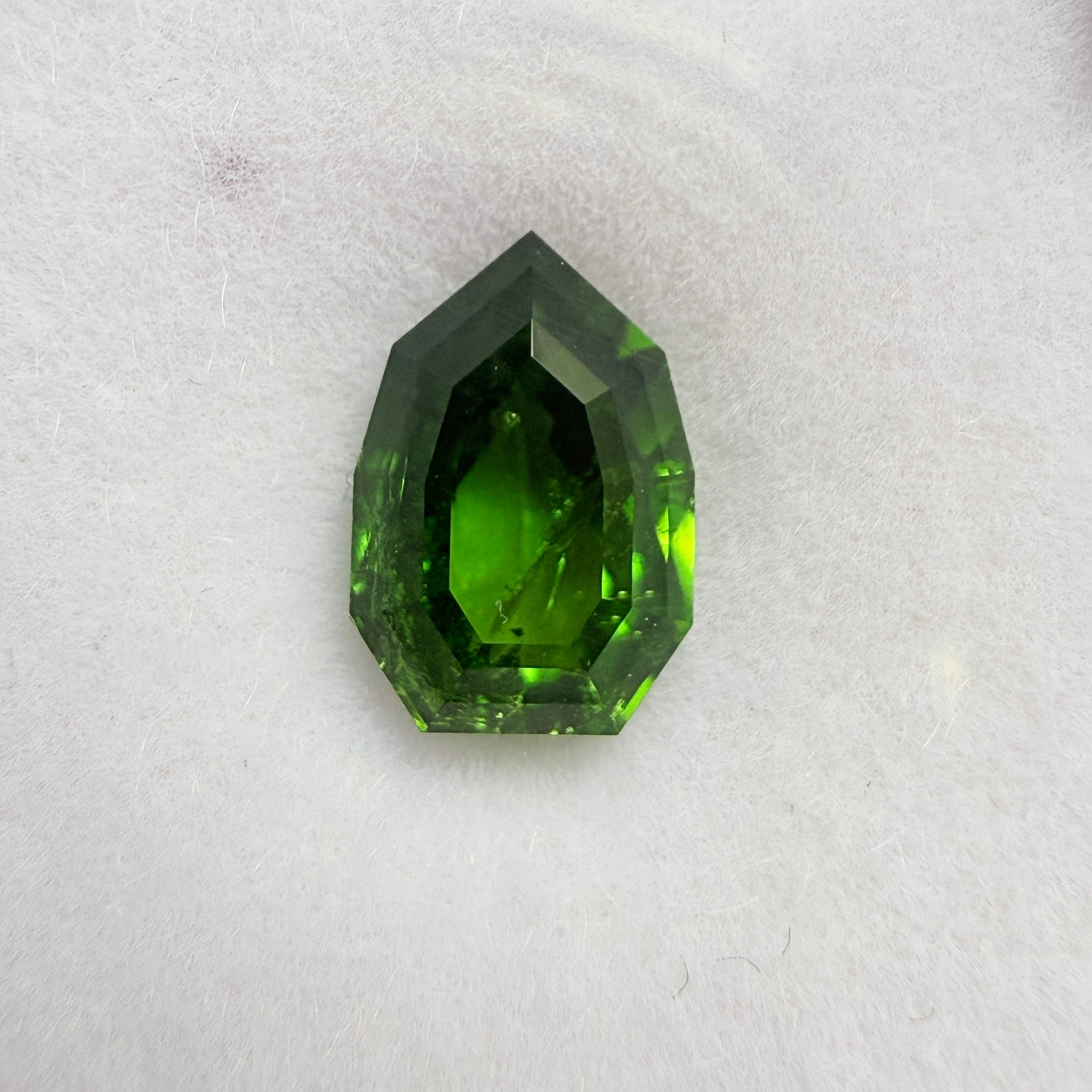 Chrome Tourmaline, 1.89ct, Laletema, Tanzania, Untreated Unheated, slightly included